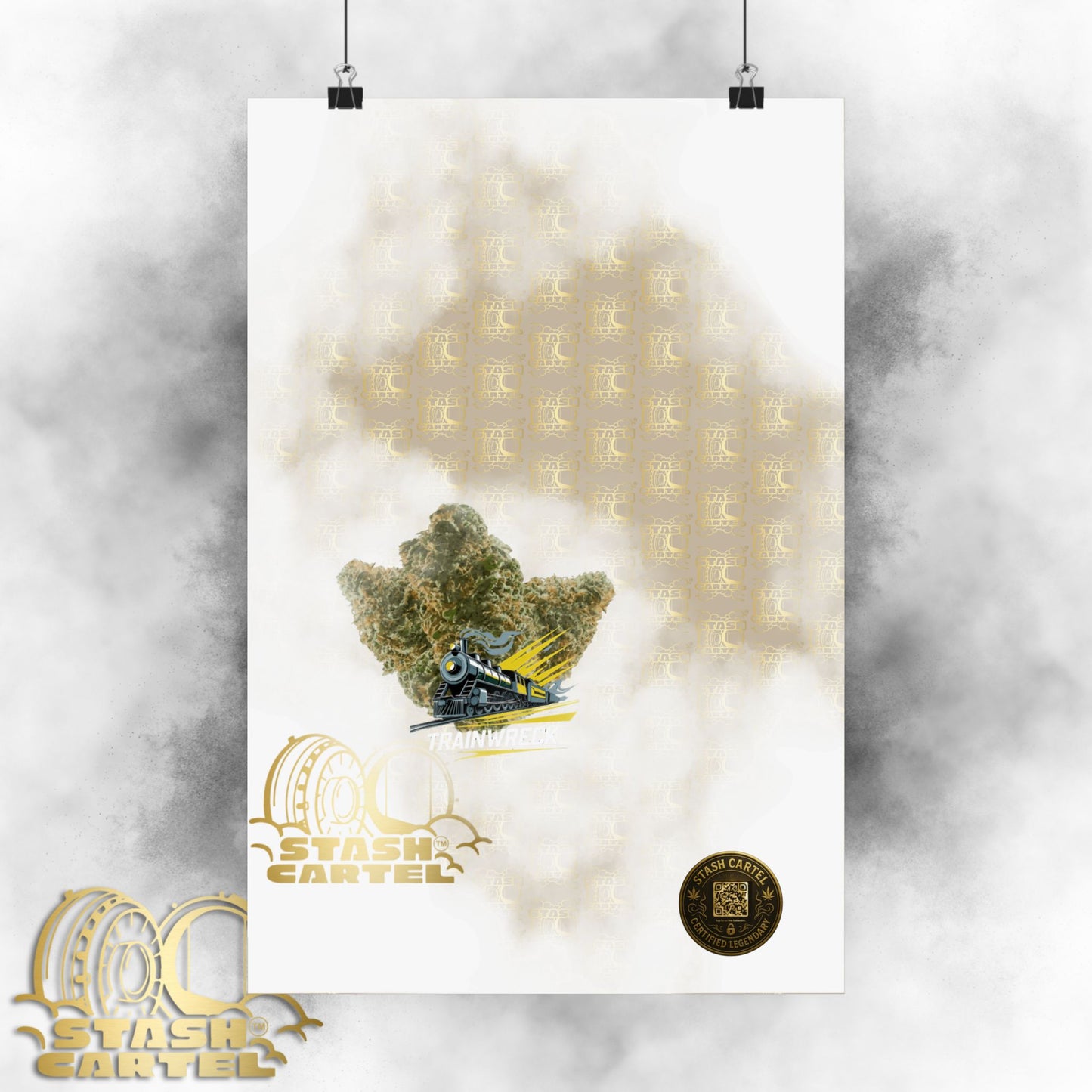 πβ‘ Trainwreck Poster β High-Voltage Sativa Wall Art for Focus & Flow