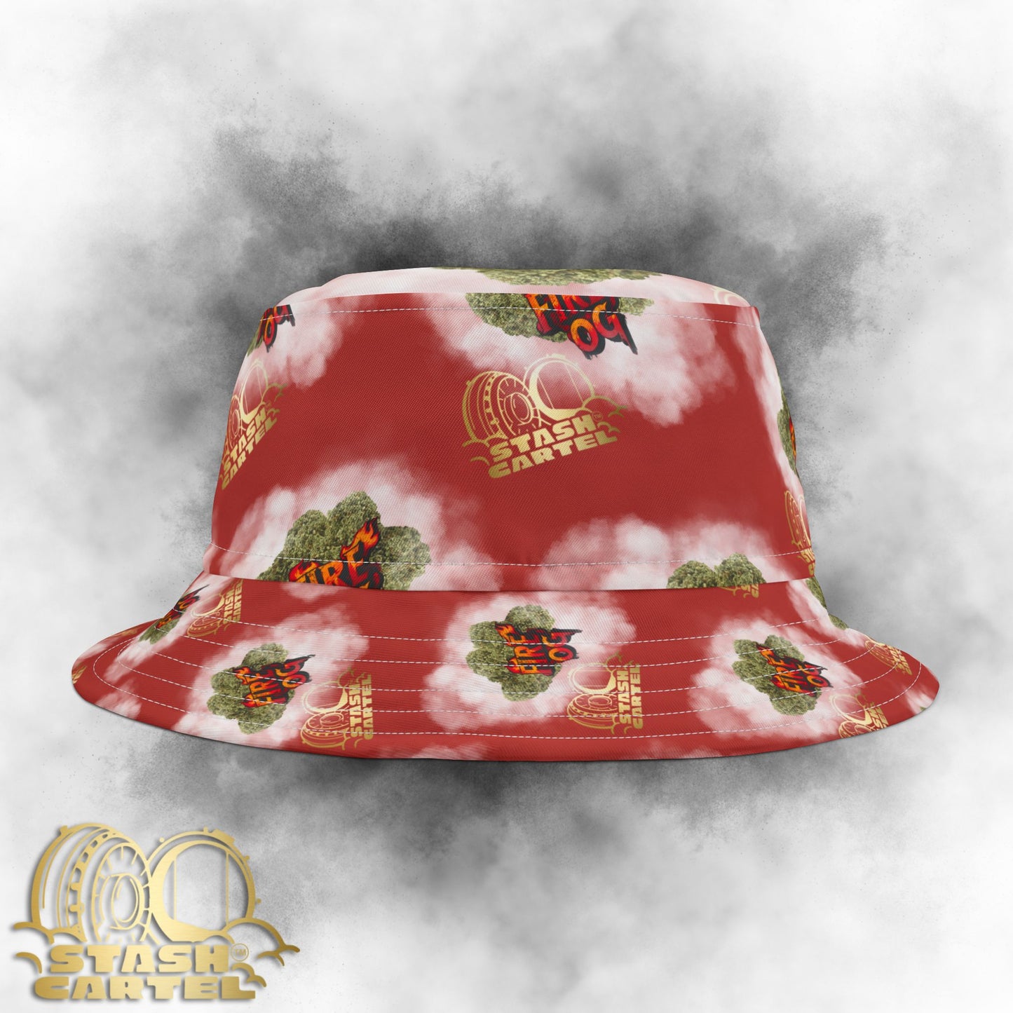 Fire OG Bucket Hat β Legendary Gas with Burn-Through Style