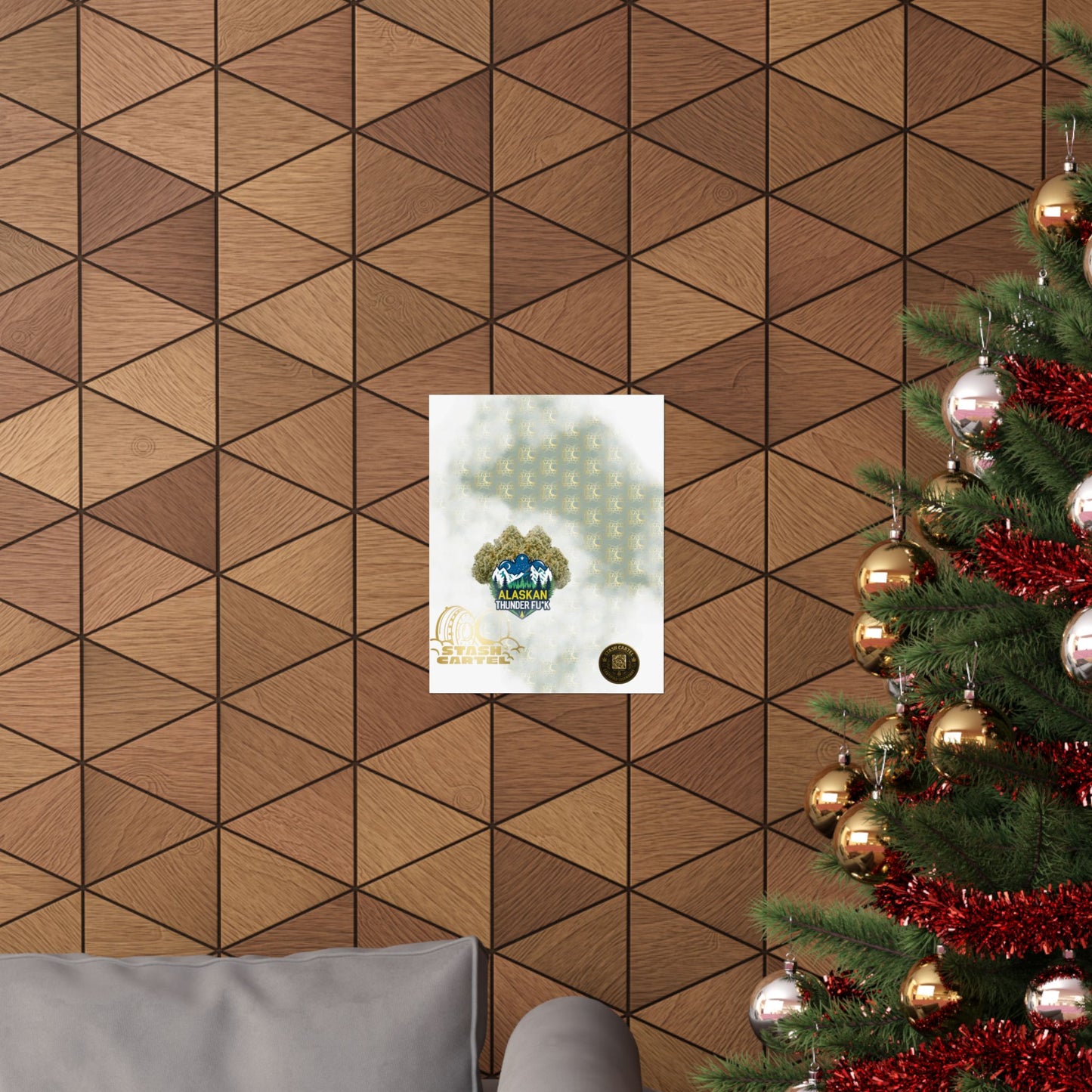 βοΈπ¨ Alaskan Thunder Fuck Poster β Cold Sativa Energy for Wild Minds