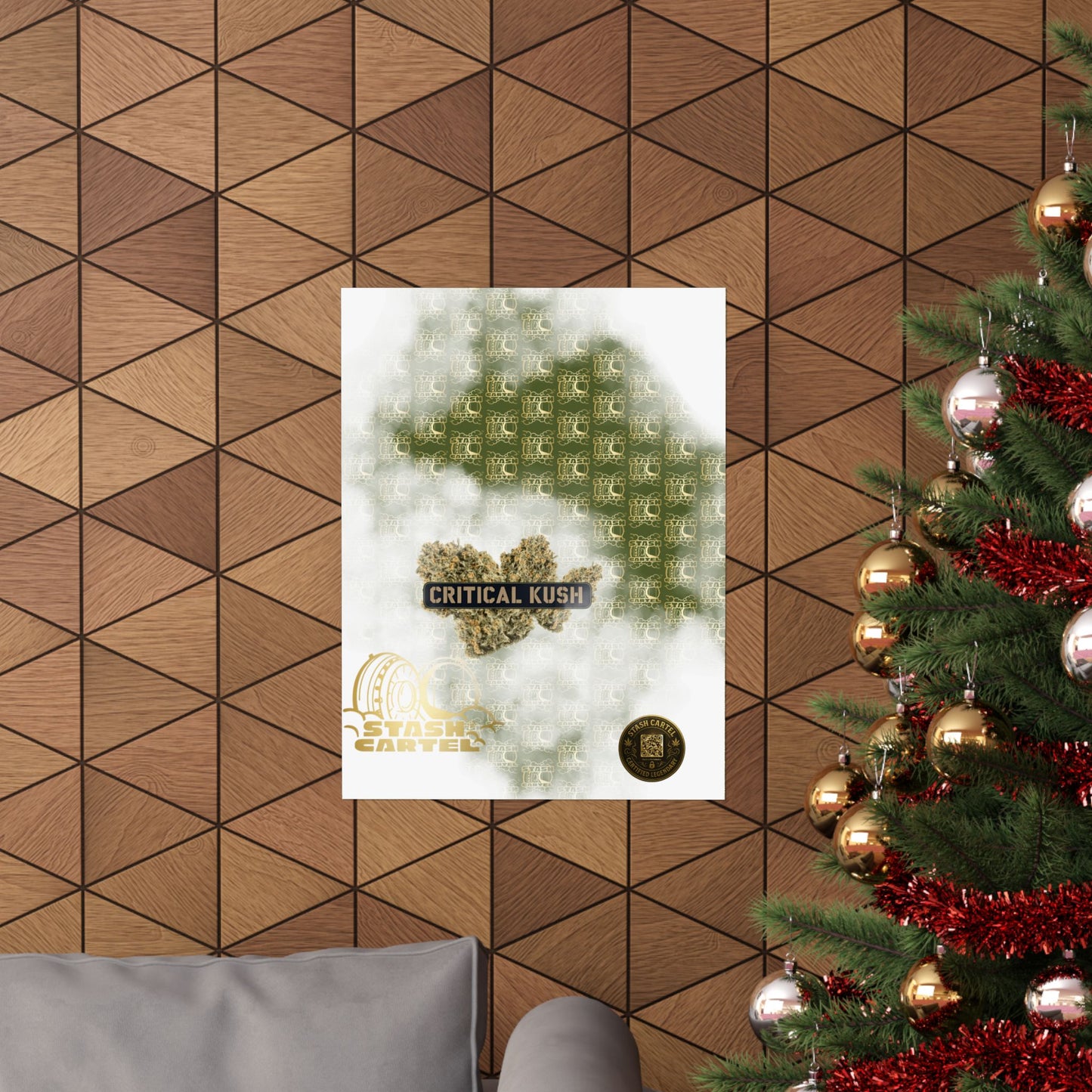 π£π² Critical Kush Poster β Classic Indica Wall Art with Spicy Earth & Knockout Calm