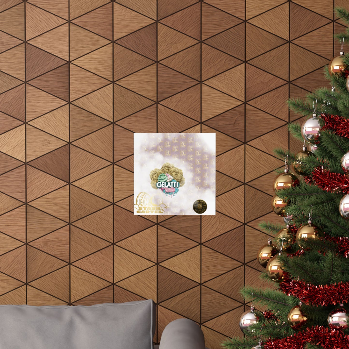 π¦π₯ Gelatti Poster β Bold Hybrid Art with Creamy Gelato & Biscotti Terps