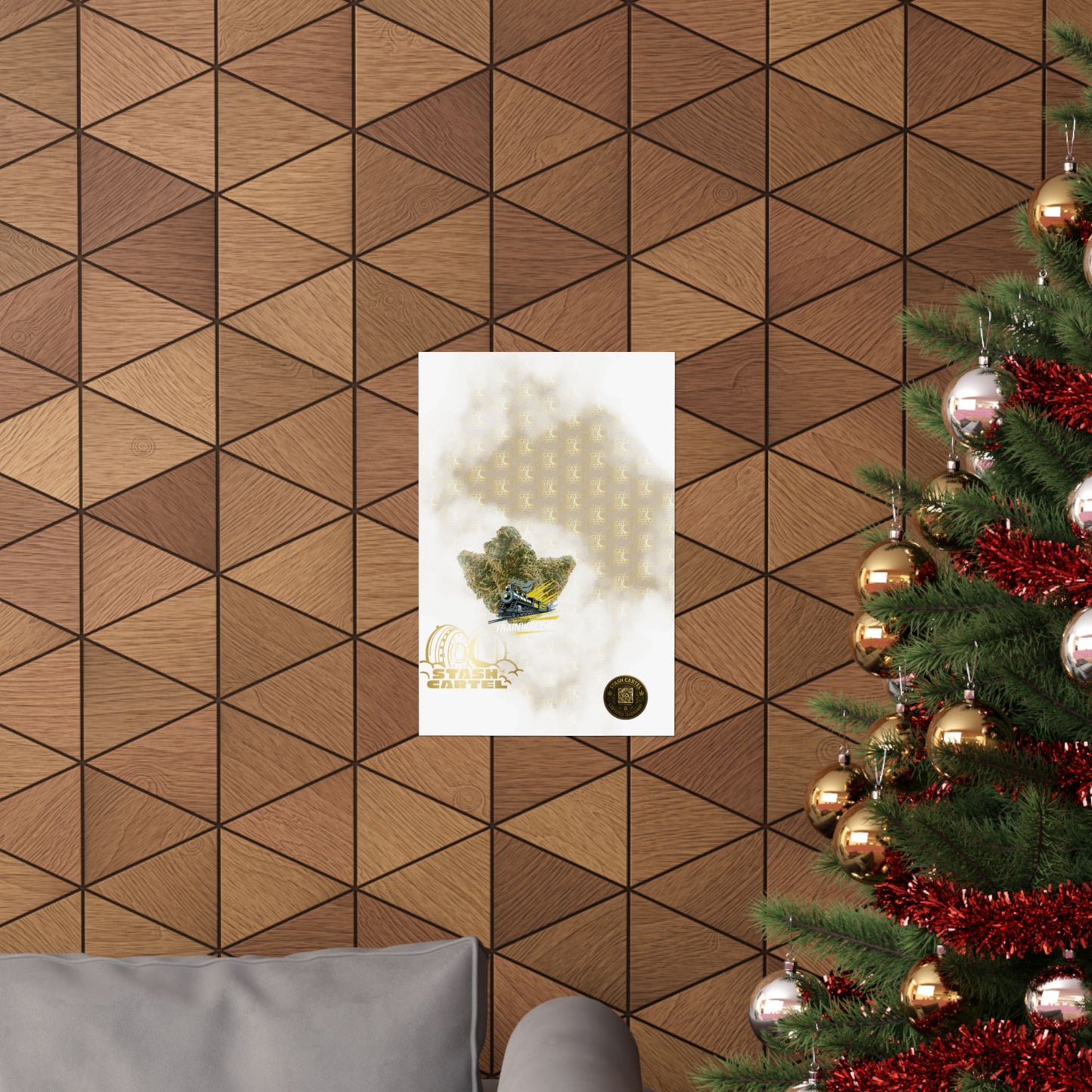 πβ‘ Trainwreck Poster β High-Voltage Sativa Wall Art for Focus & Flow