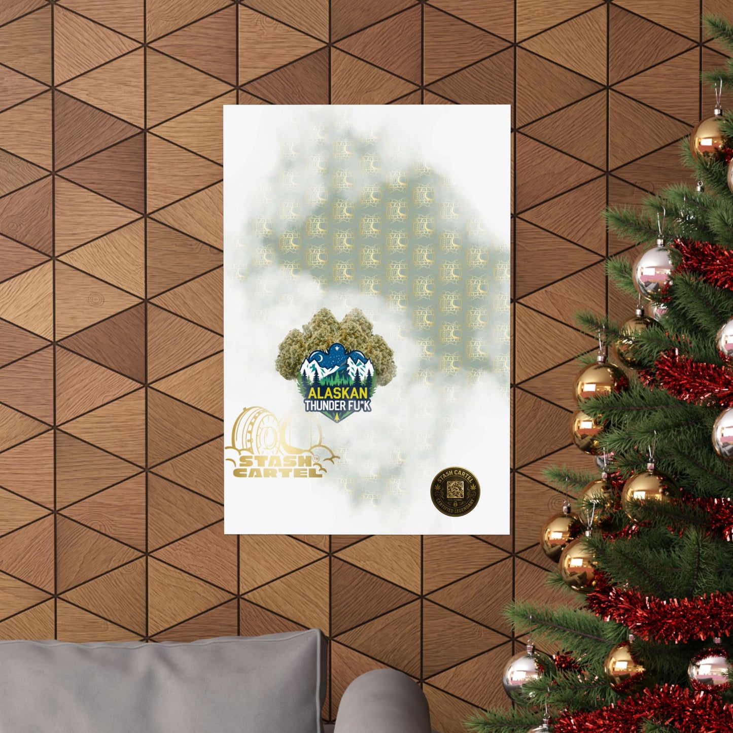 βοΈπ¨ Alaskan Thunder Fuck Poster β Cold Sativa Energy for Wild Minds