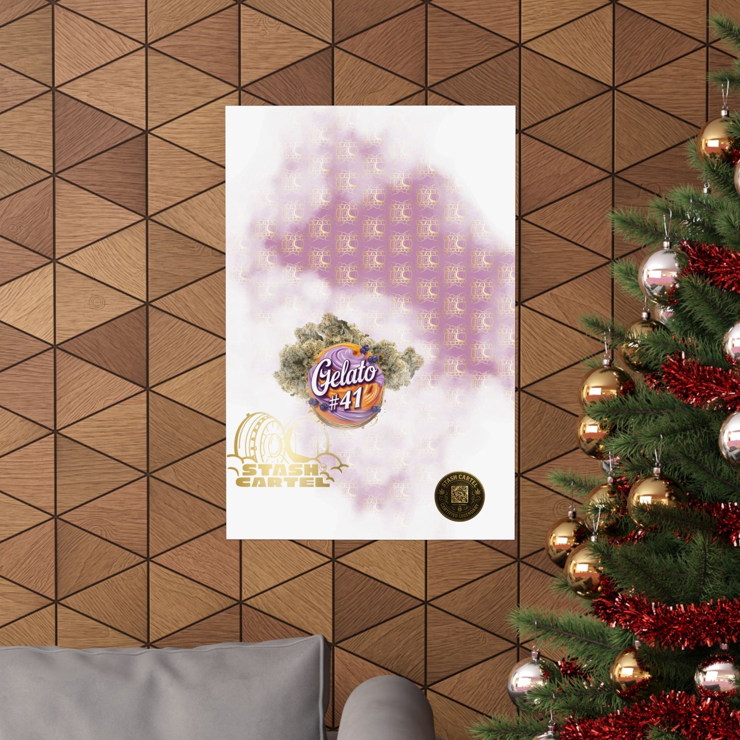 π¨π Gelato #41 Poster β Premium Hybrid Wall Art with Dessert Gas