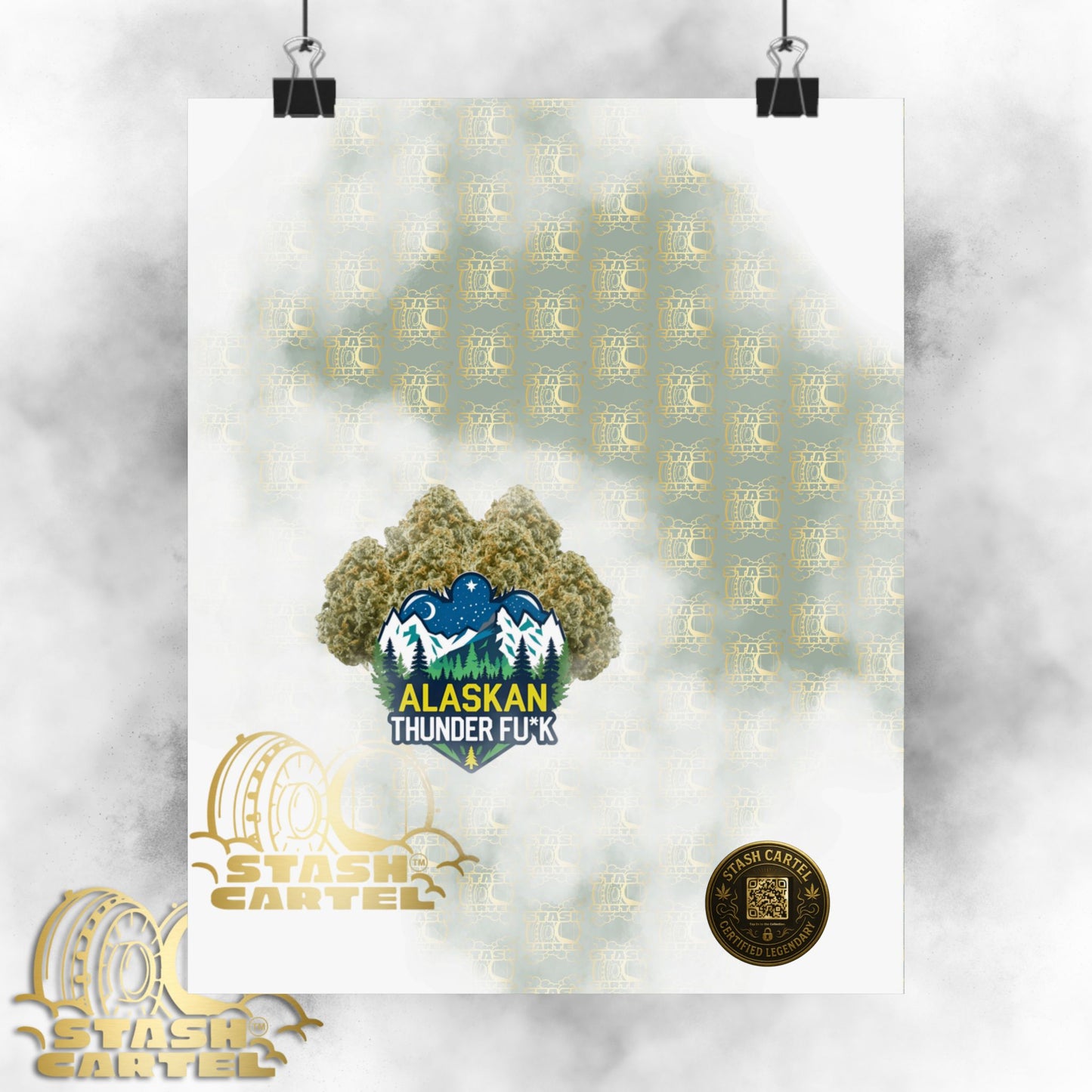 βοΈπ¨ Alaskan Thunder Fuck Poster β Cold Sativa Energy for Wild Minds