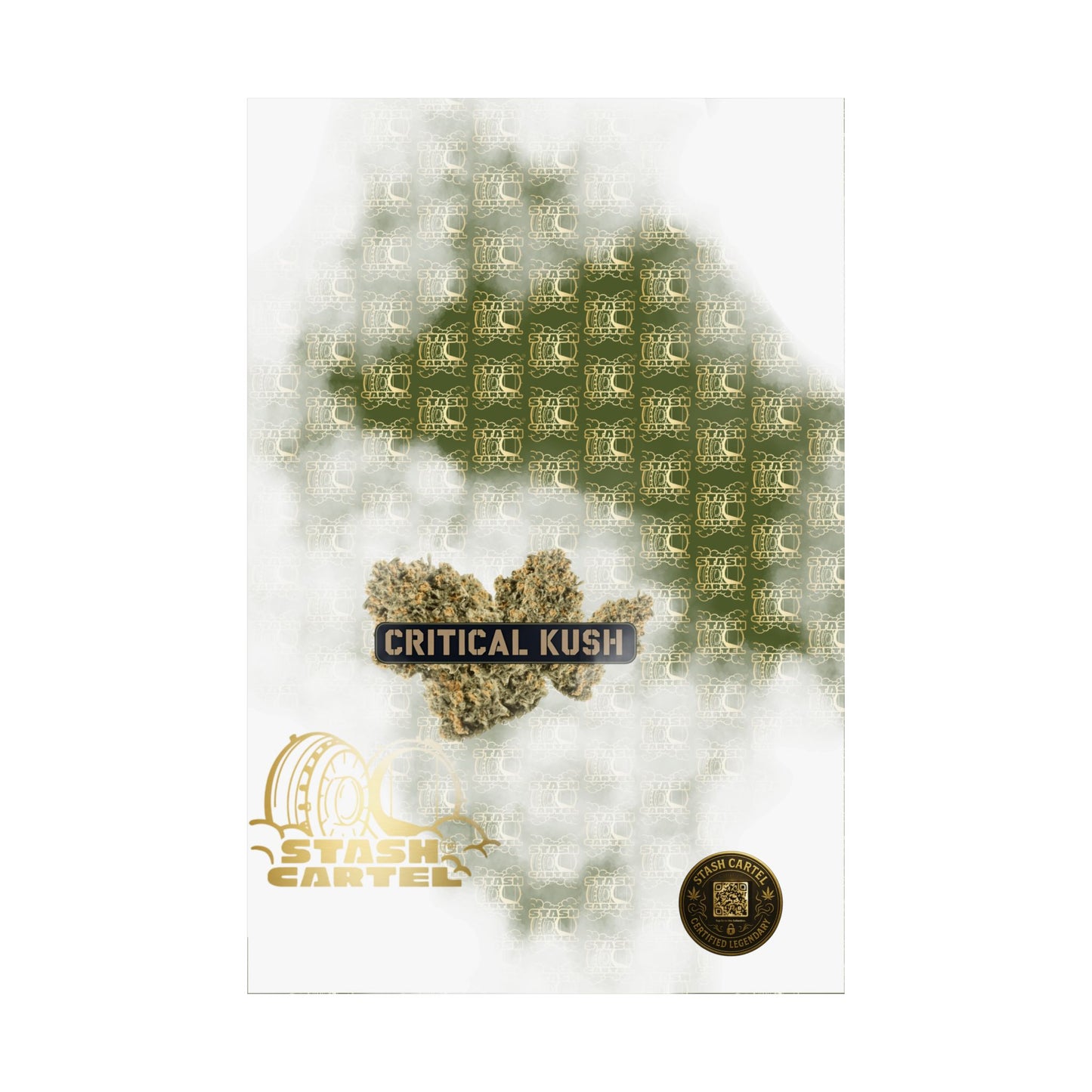 π£π² Critical Kush Poster β Classic Indica Wall Art with Spicy Earth & Knockout Calm
