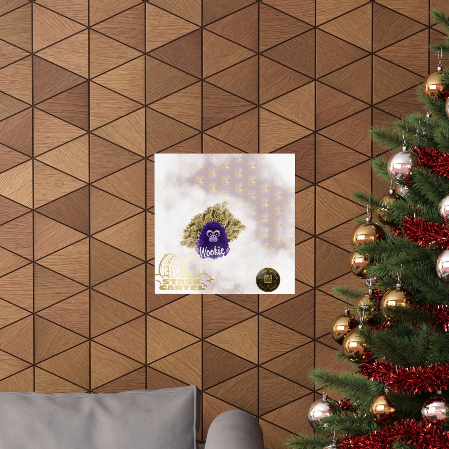 π§ββοΈπ Wookie Poster β Psychedelic Funk Wall Art with Deep Indica Terps