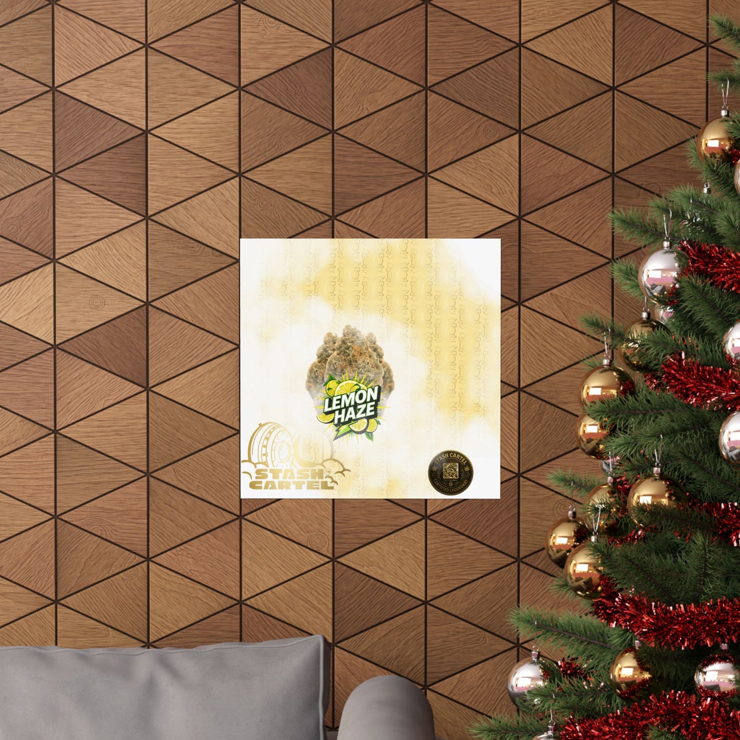 ☀️🍋 Lemon Haze Poster – Bright Citrus Sativa Poster for Focus & Clarity