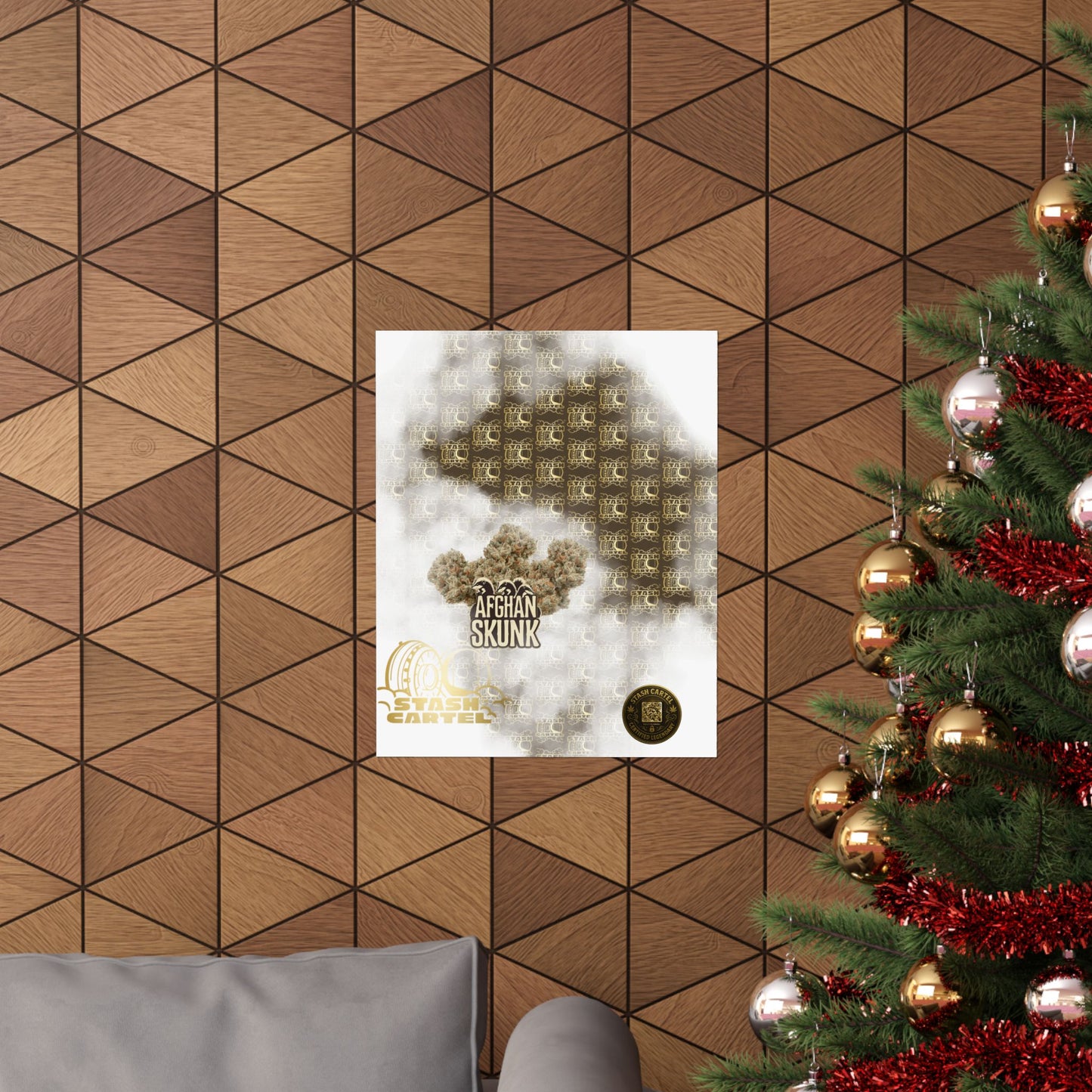 π¦¨π Afghan Skunk Poster β Classic Indica with Earthy Musk & Knockout Funk