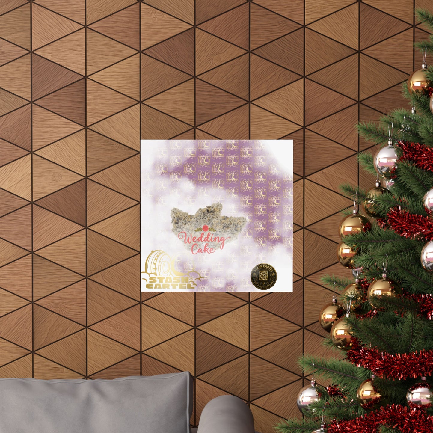 π "Wedding Cake" Dessert Indica-Hybrid Poster