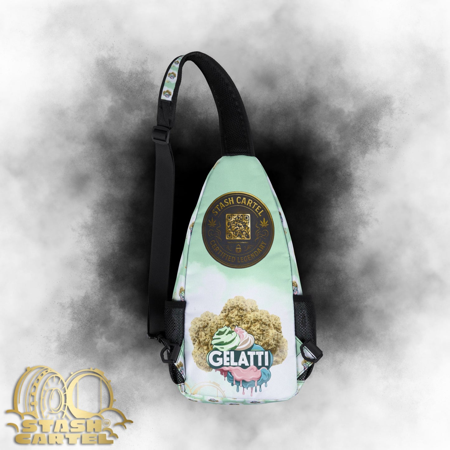 Gelatti Stash Bag – Designer Drip with Frosted Intent