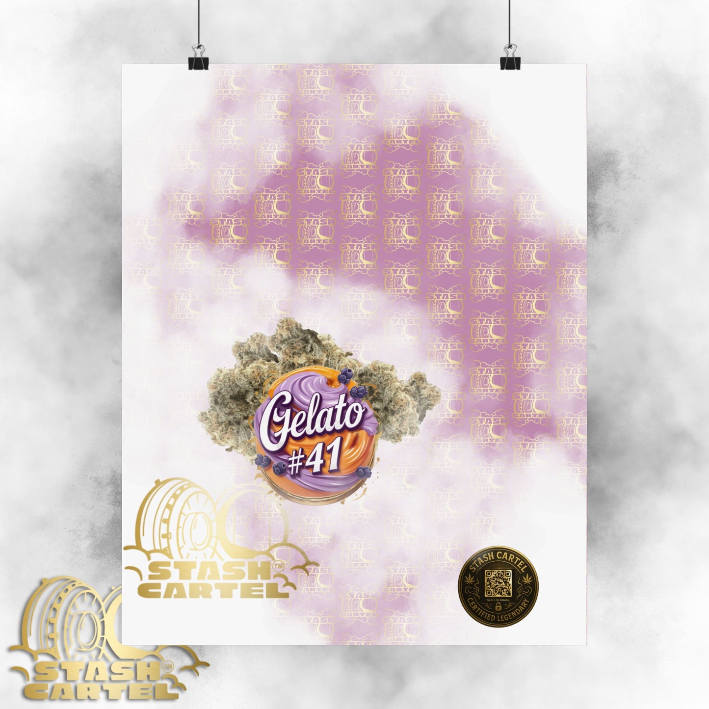 π¨π Gelato #41 Poster β Premium Hybrid Wall Art with Dessert Gas