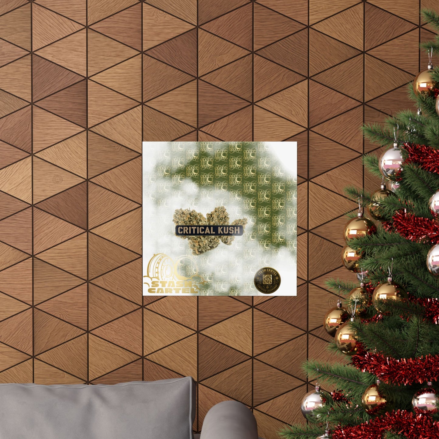 π£π² Critical Kush Poster β Classic Indica Wall Art with Spicy Earth & Knockout Calm