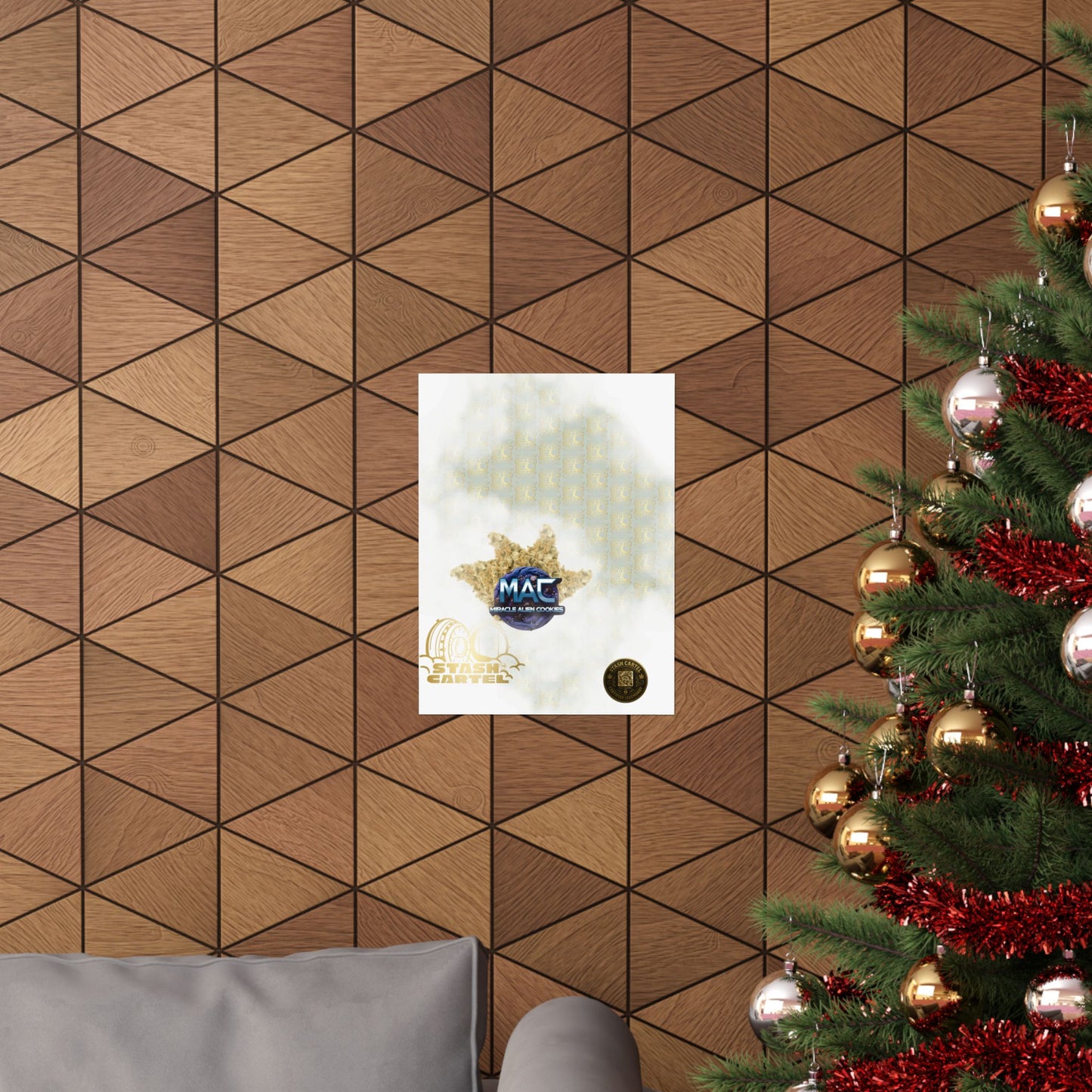 π½πͺ MAC (Miracle Alien Cookies) Poster β Cosmic Hybrid Wall Art with Designer Flavor