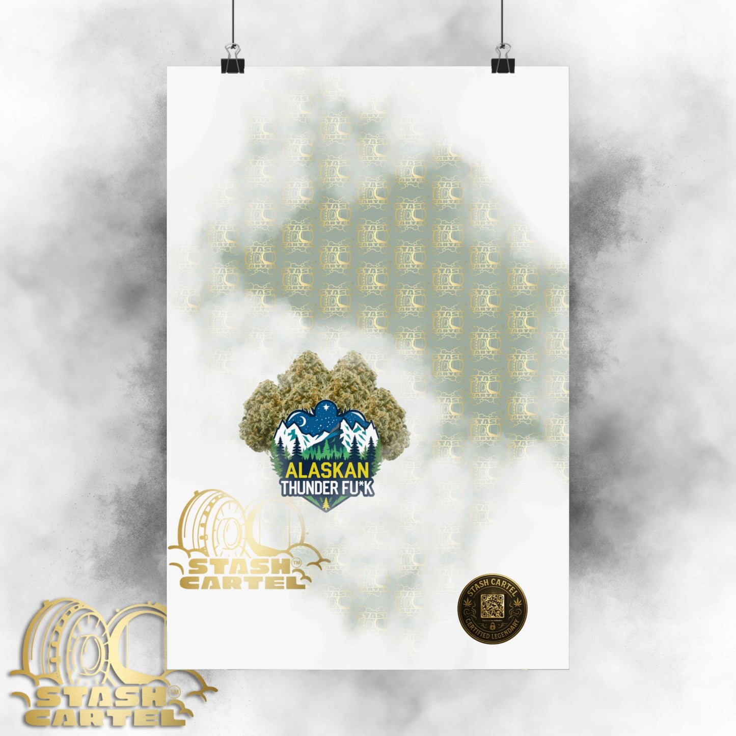 βοΈπ¨ Alaskan Thunder Fuck Poster β Cold Sativa Energy for Wild Minds