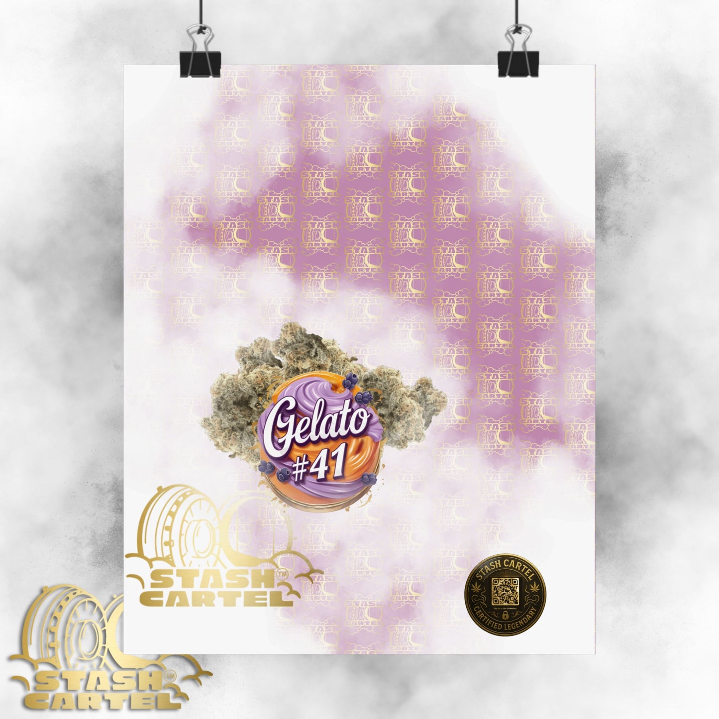 π¨π Gelato #41 Poster β Premium Hybrid Wall Art with Dessert Gas