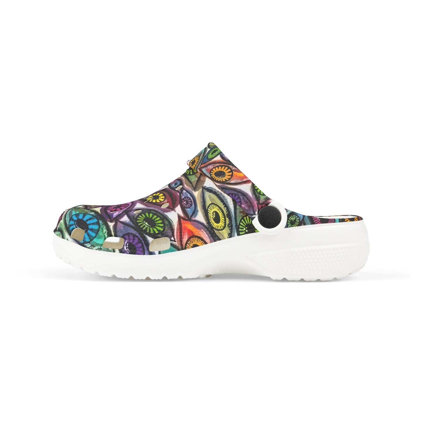 Colorful Kid's Eye See You Too EVA Foam Clogs - Fun and Comfy Footwear for Playtime, Summer, Beach, Travel, Gifts