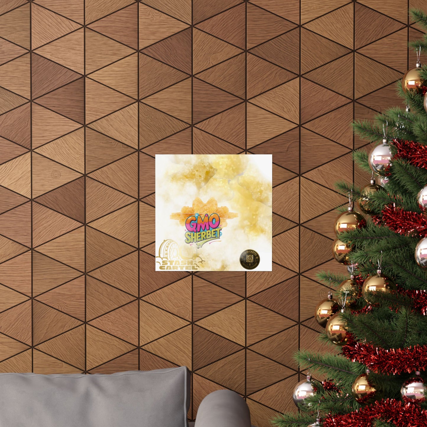 π§ "GMO Sherbet Crumble Sugar Wax" Terp Profile Art Poster