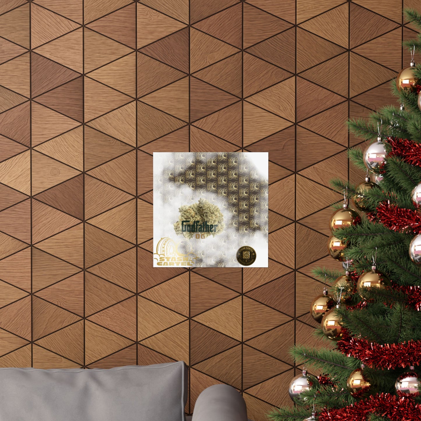 π΄οΈπ¨ "Godfather OG" Indica Poster β The Don of Heavy OGs