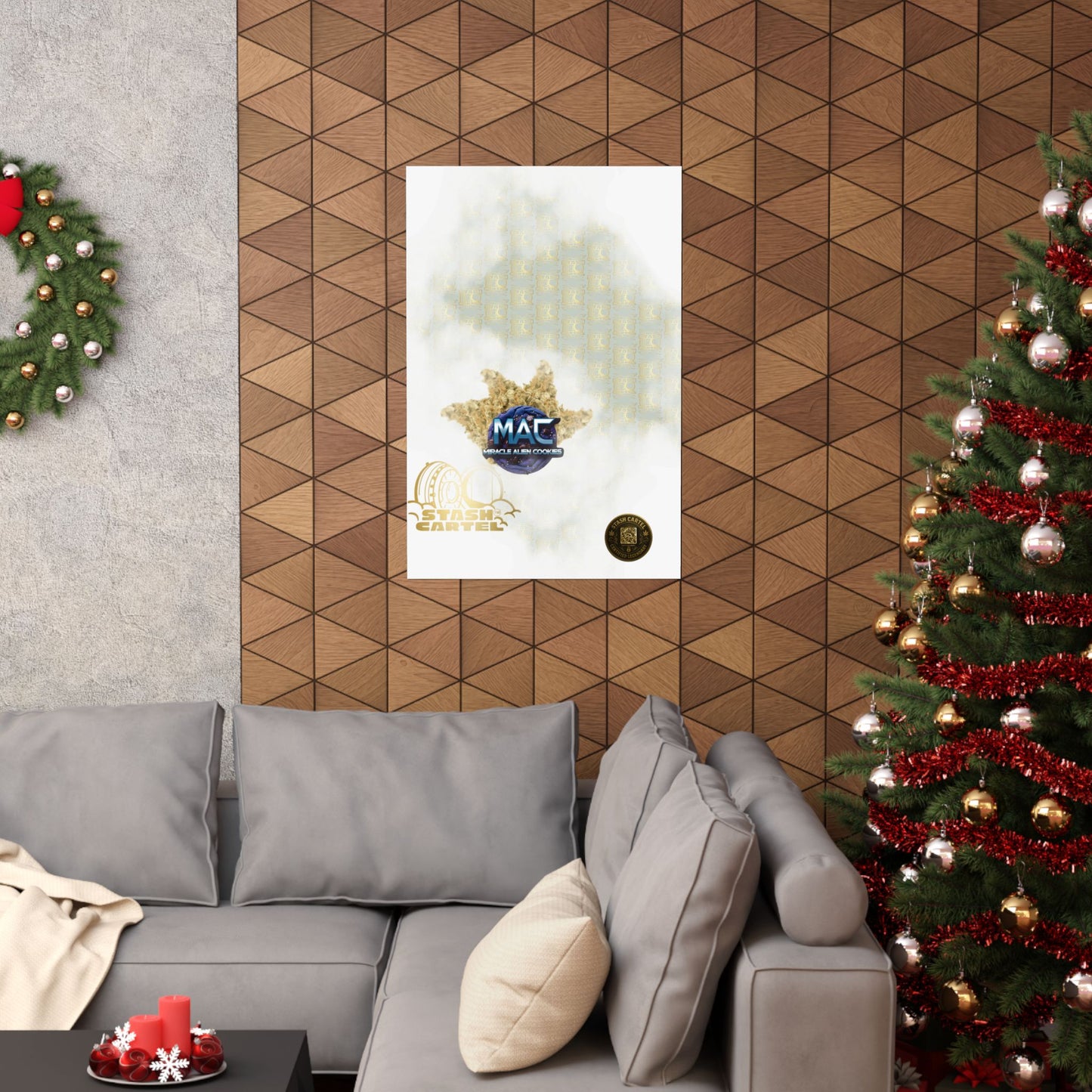 π½πͺ MAC (Miracle Alien Cookies) Poster β Cosmic Hybrid Wall Art with Designer Flavor