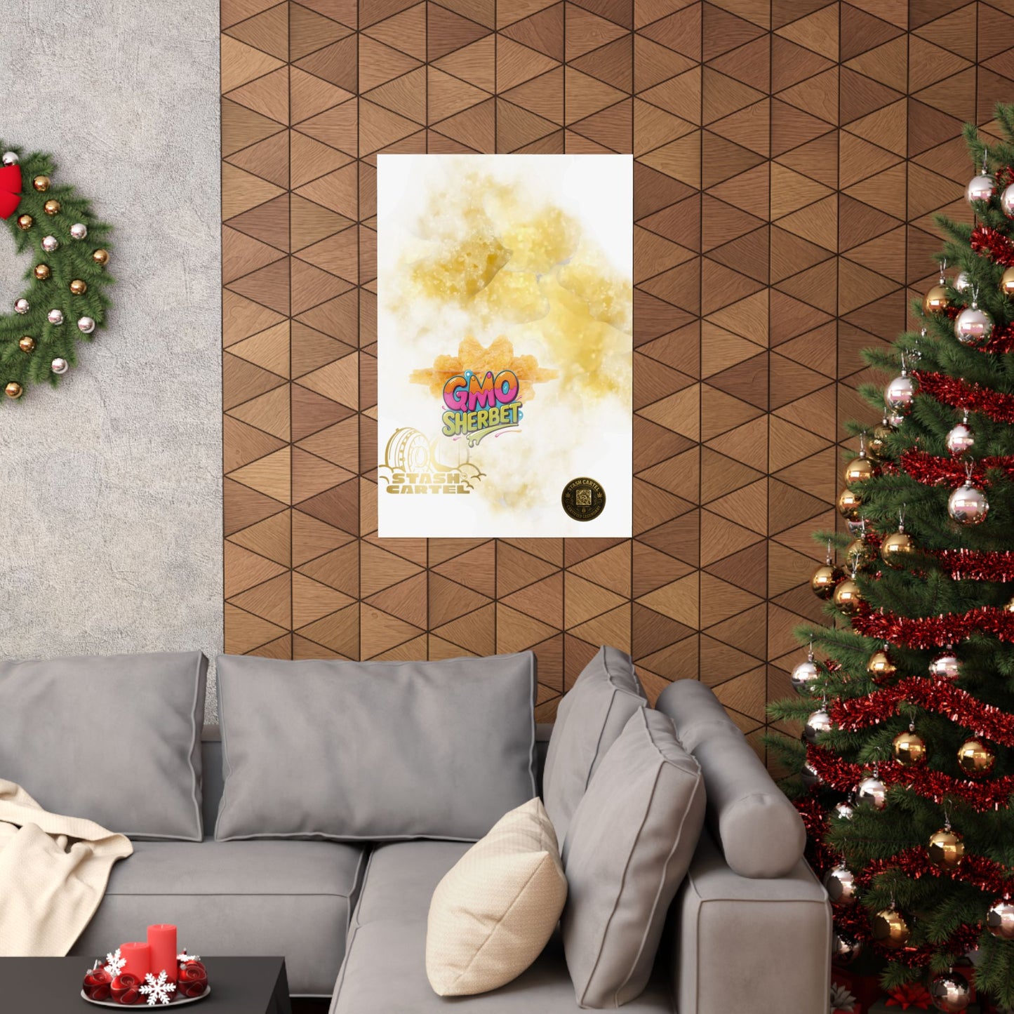 π§ "GMO Sherbet Crumble Sugar Wax" Terp Profile Art Poster