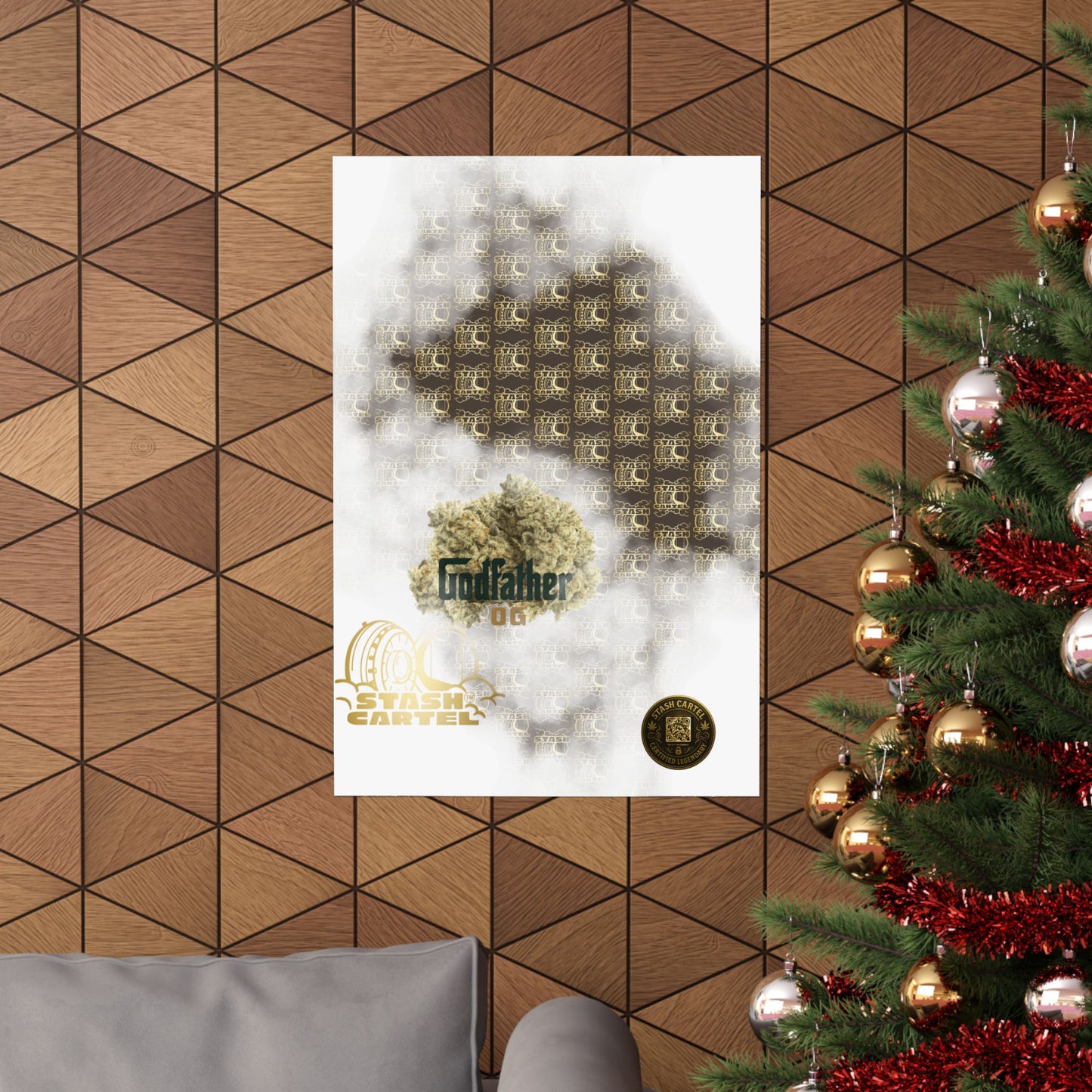 π΄οΈπ¨ "Godfather OG" Indica Poster β The Don of Heavy OGs