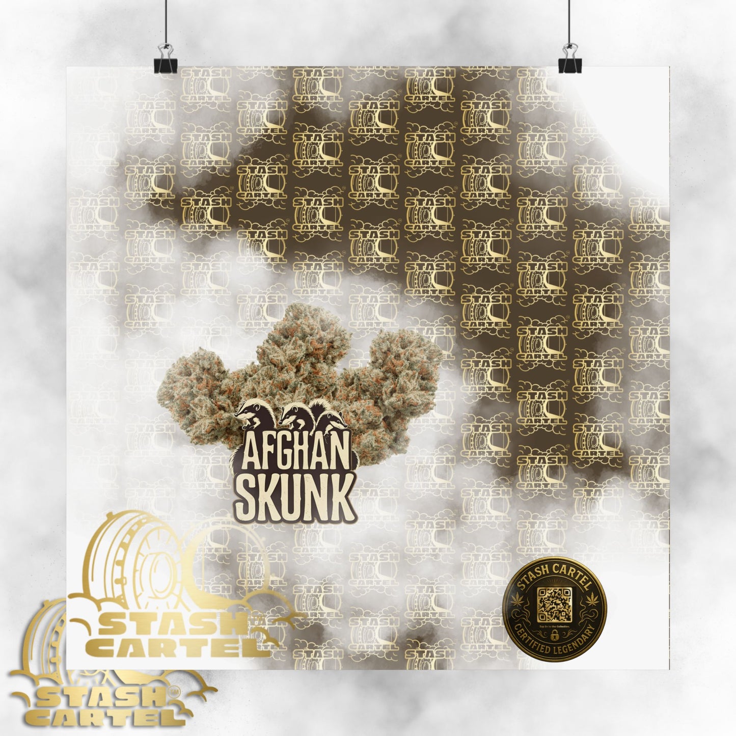 π¦¨π Afghan Skunk Poster β Classic Indica with Earthy Musk & Knockout Funk