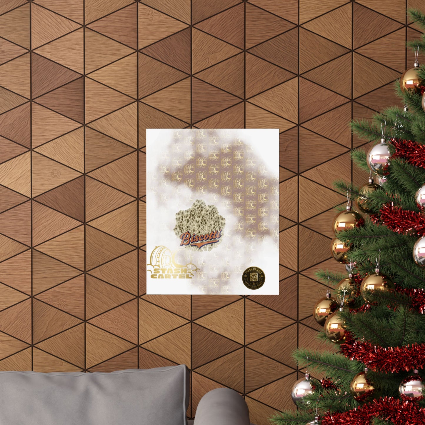 πͺπ€ Biscotti Poster β Cookie Gas Wall Art with Deep Indica Vibes