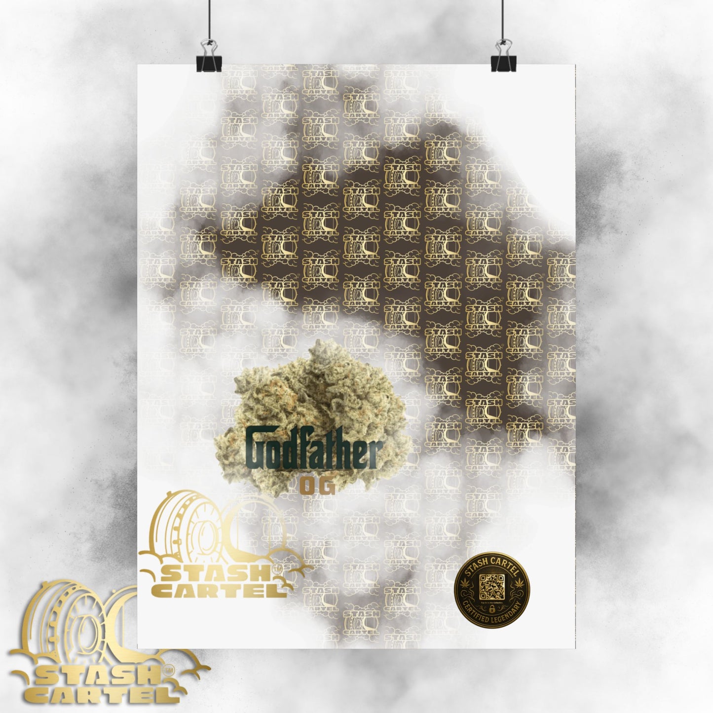 π΄οΈπ¨ "Godfather OG" Indica Poster β The Don of Heavy OGs