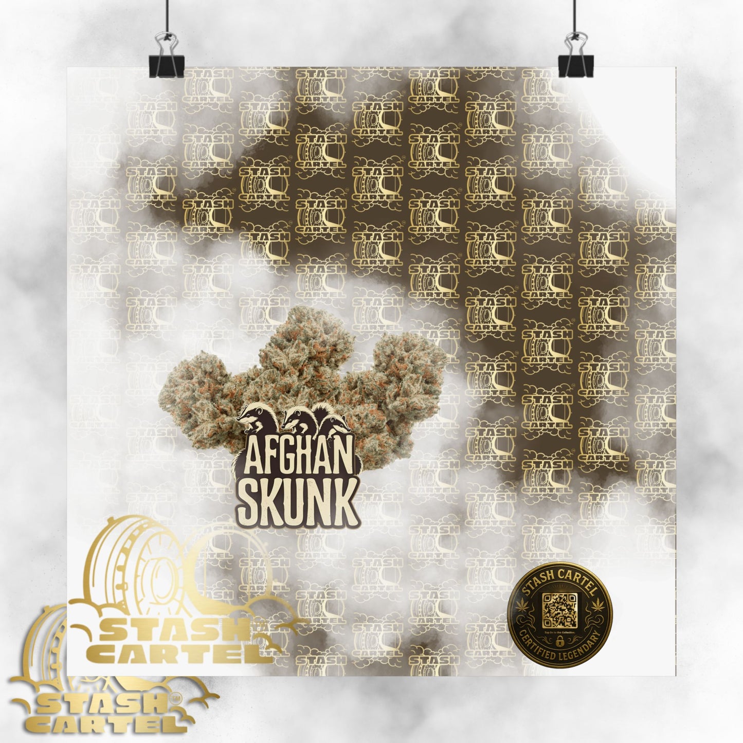π¦¨π Afghan Skunk Poster β Classic Indica with Earthy Musk & Knockout Funk