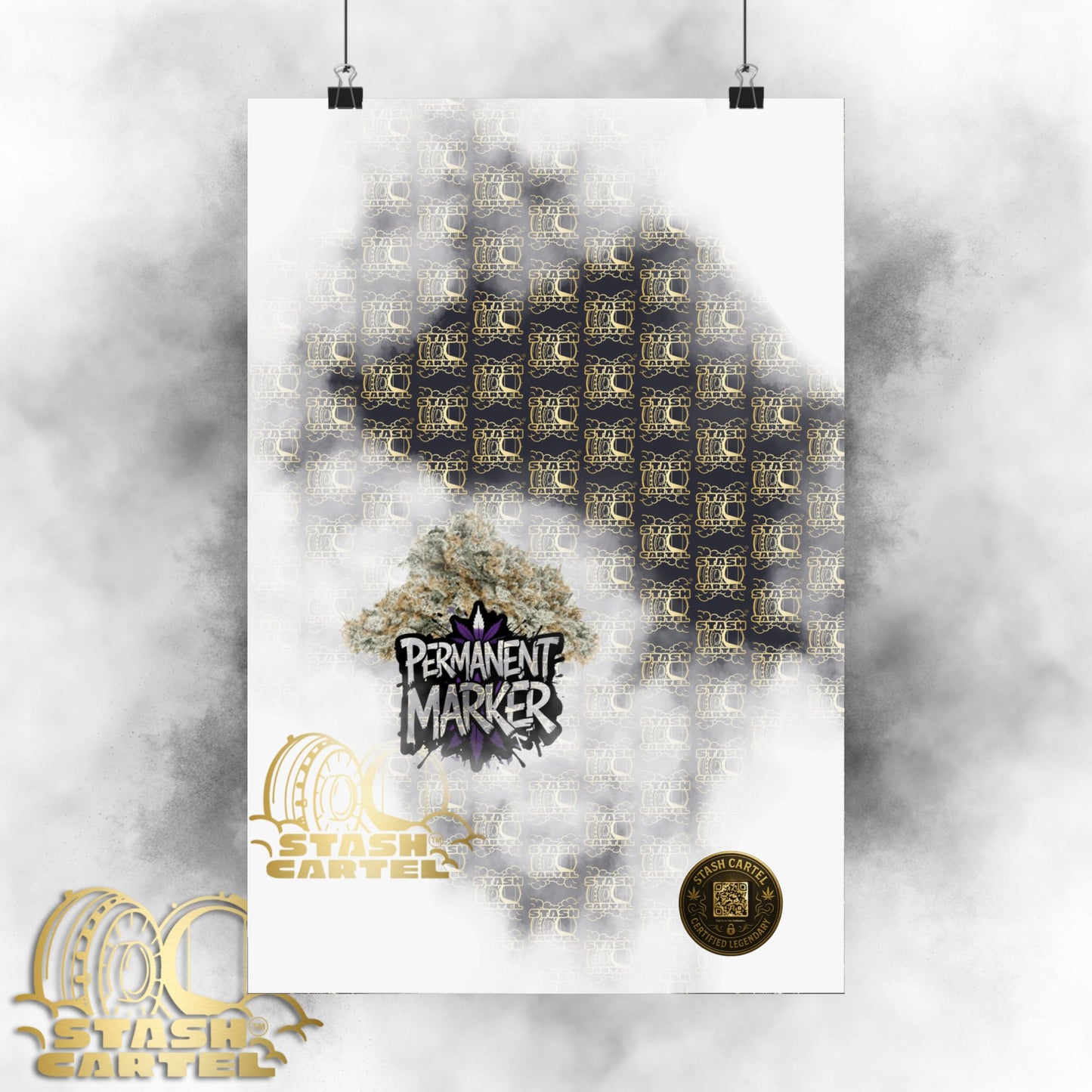 ποΈπ₯ Permanent Marker Poster β Loud Hybrid Wall Print with Candy Gas & Funk