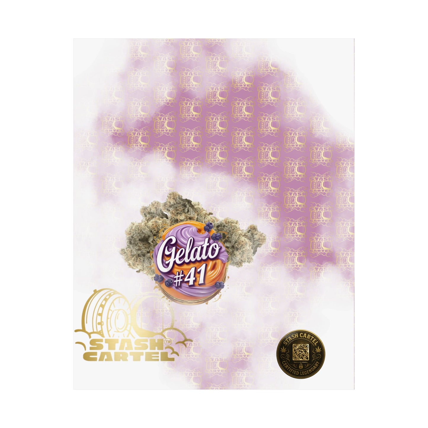 π¨π Gelato #41 Poster β Premium Hybrid Wall Art with Dessert Gas