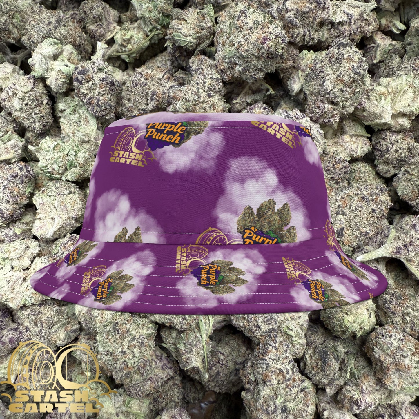 Purple Punch Bucket Hat β Fruity Knockout with Cozy Drip
