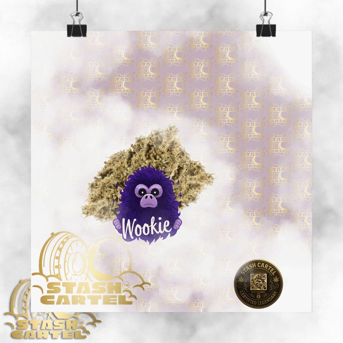 π§ββοΈπ Wookie Poster β Psychedelic Funk Wall Art with Deep Indica Terps