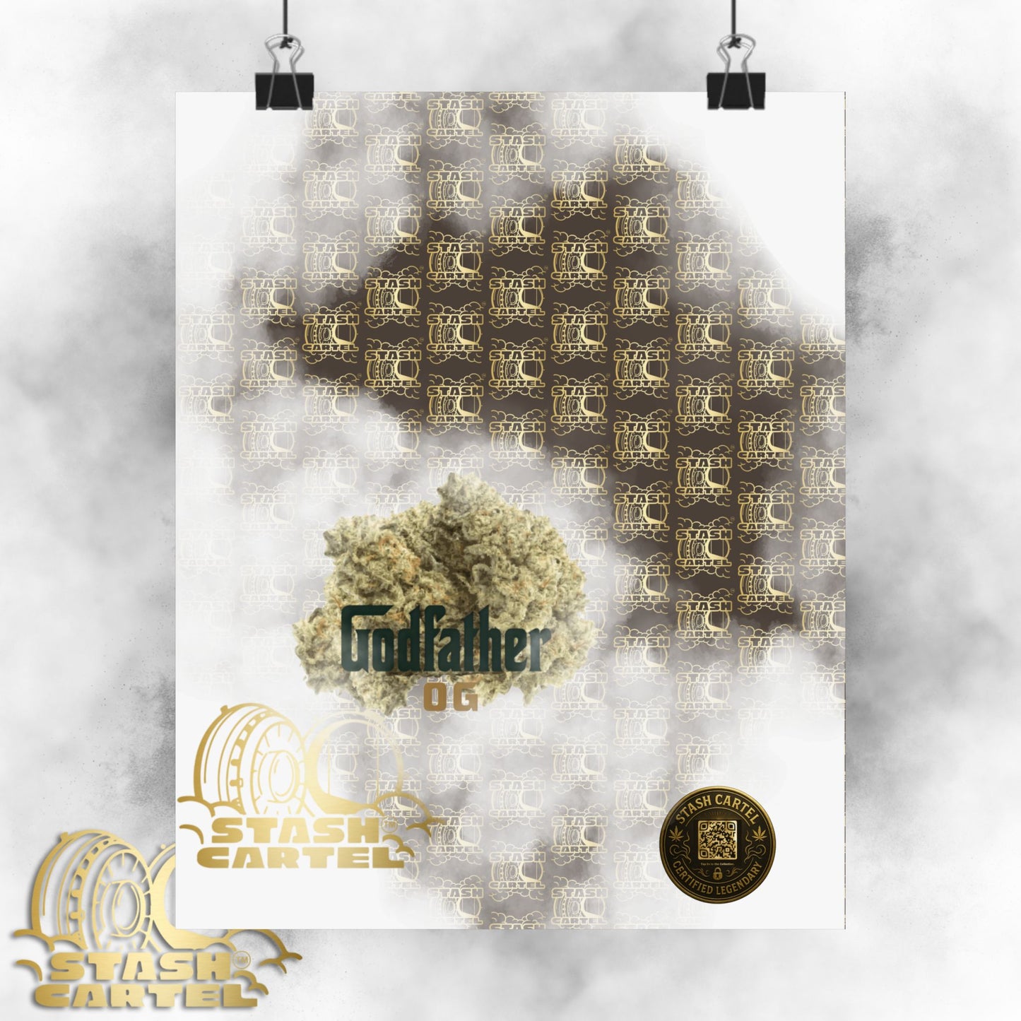 π΄οΈπ¨ "Godfather OG" Indica Poster β The Don of Heavy OGs