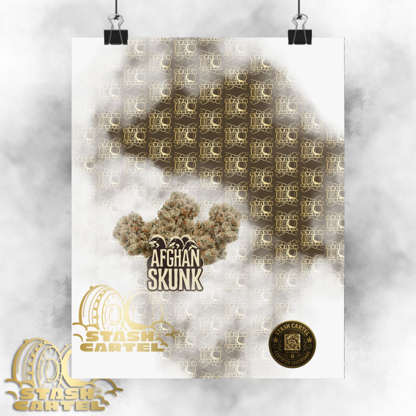 π¦¨π Afghan Skunk Poster β Classic Indica with Earthy Musk & Knockout Funk