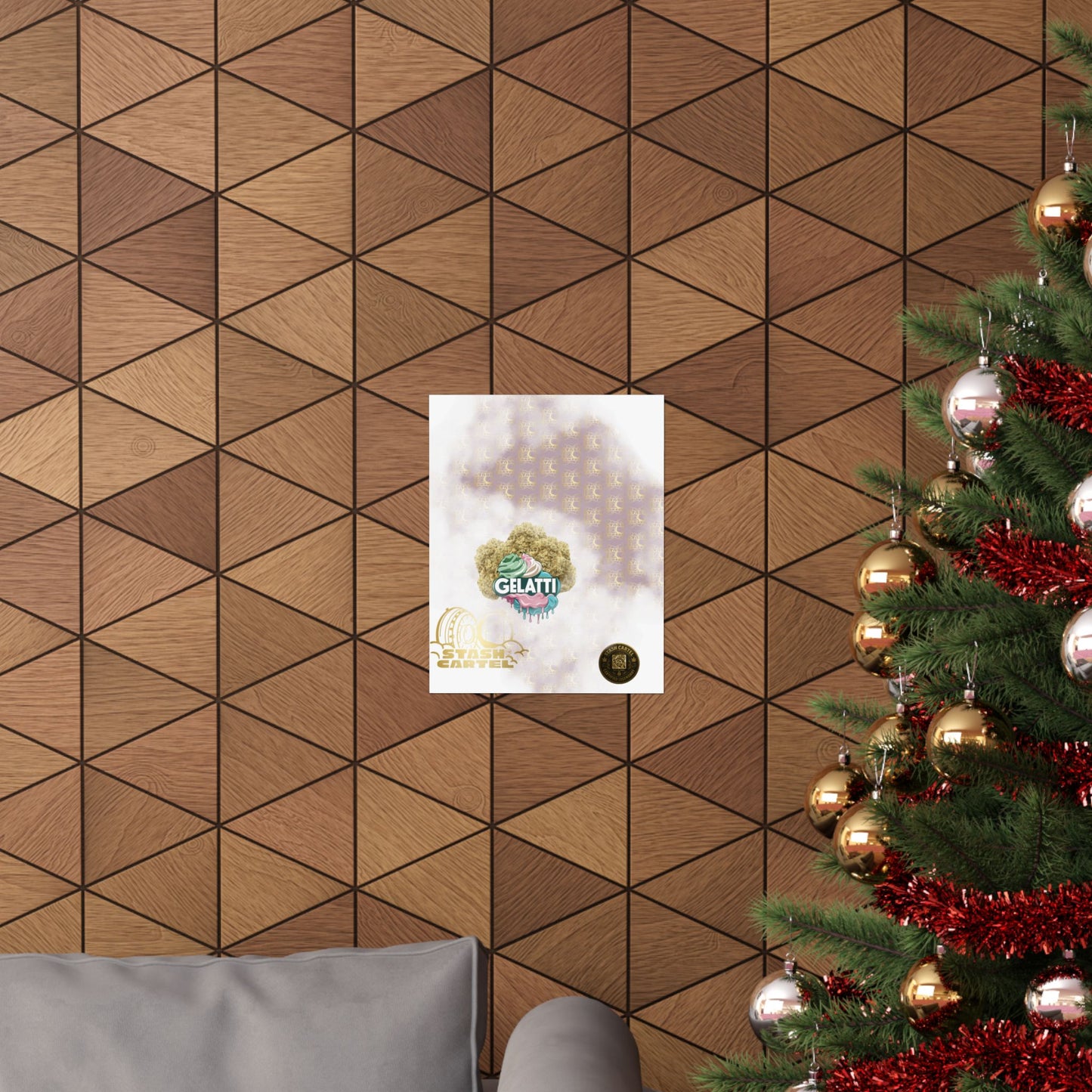 π¦π₯ Gelatti Poster β Bold Hybrid Art with Creamy Gelato & Biscotti Terps