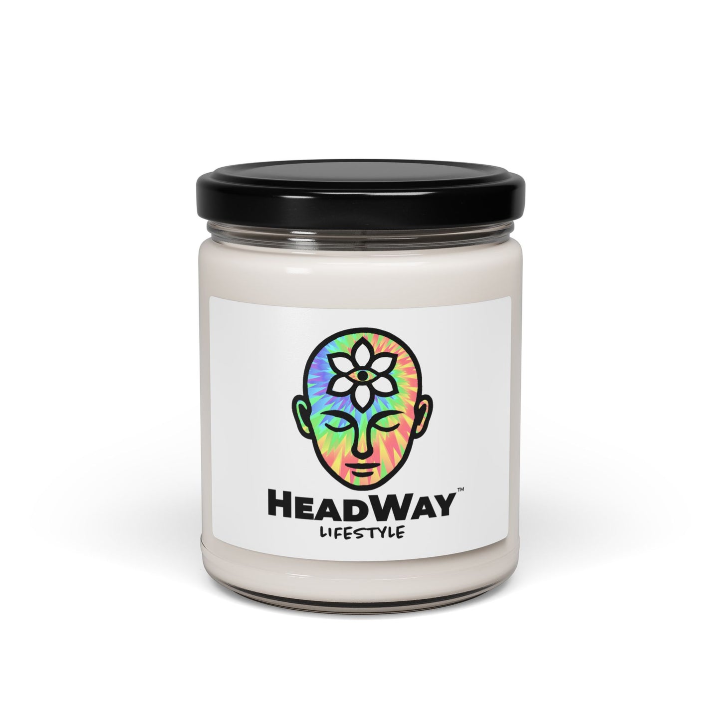 Colorful Soy Candle - Relaxing Home Decor, Aromatherapy Gift, Meditation, Self-Care, Wellness