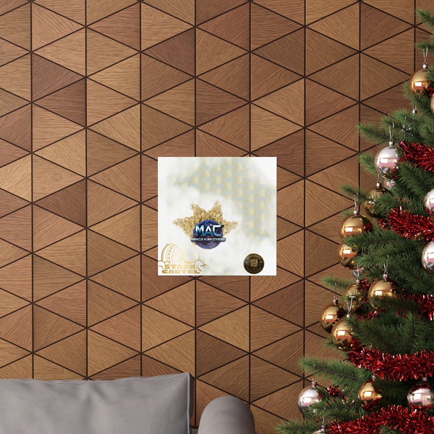 π½πͺ MAC (Miracle Alien Cookies) Poster β Cosmic Hybrid Wall Art with Designer Flavor