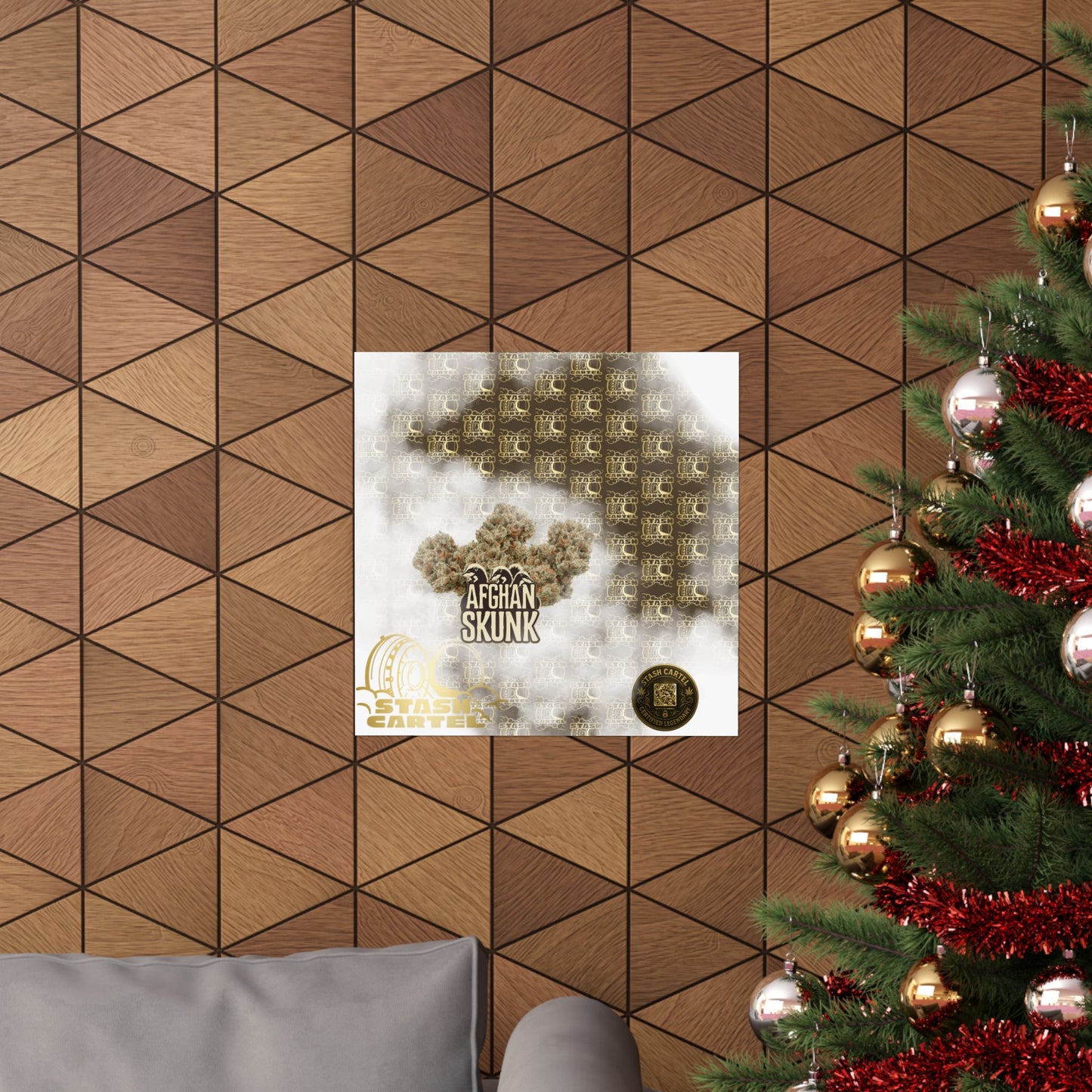 π¦¨π Afghan Skunk Poster β Classic Indica with Earthy Musk & Knockout Funk