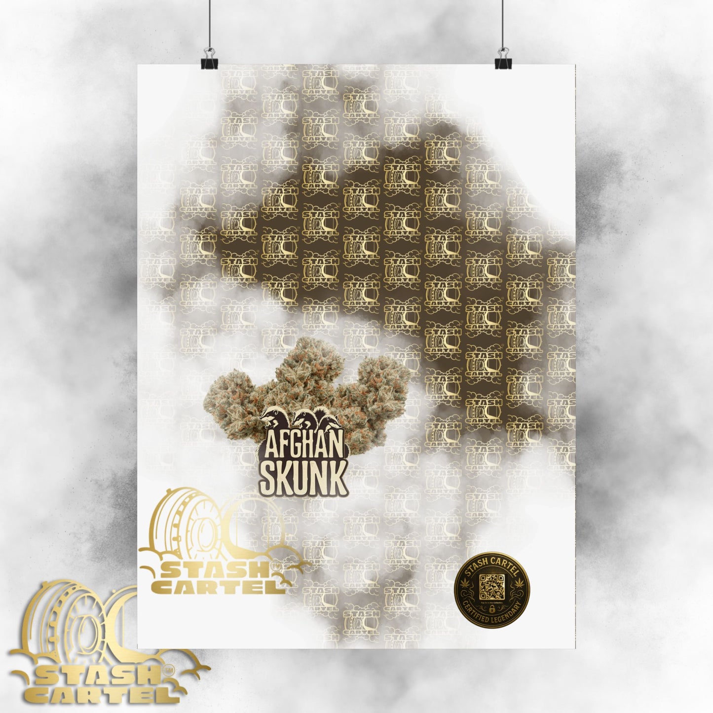 π¦¨π Afghan Skunk Poster β Classic Indica with Earthy Musk & Knockout Funk