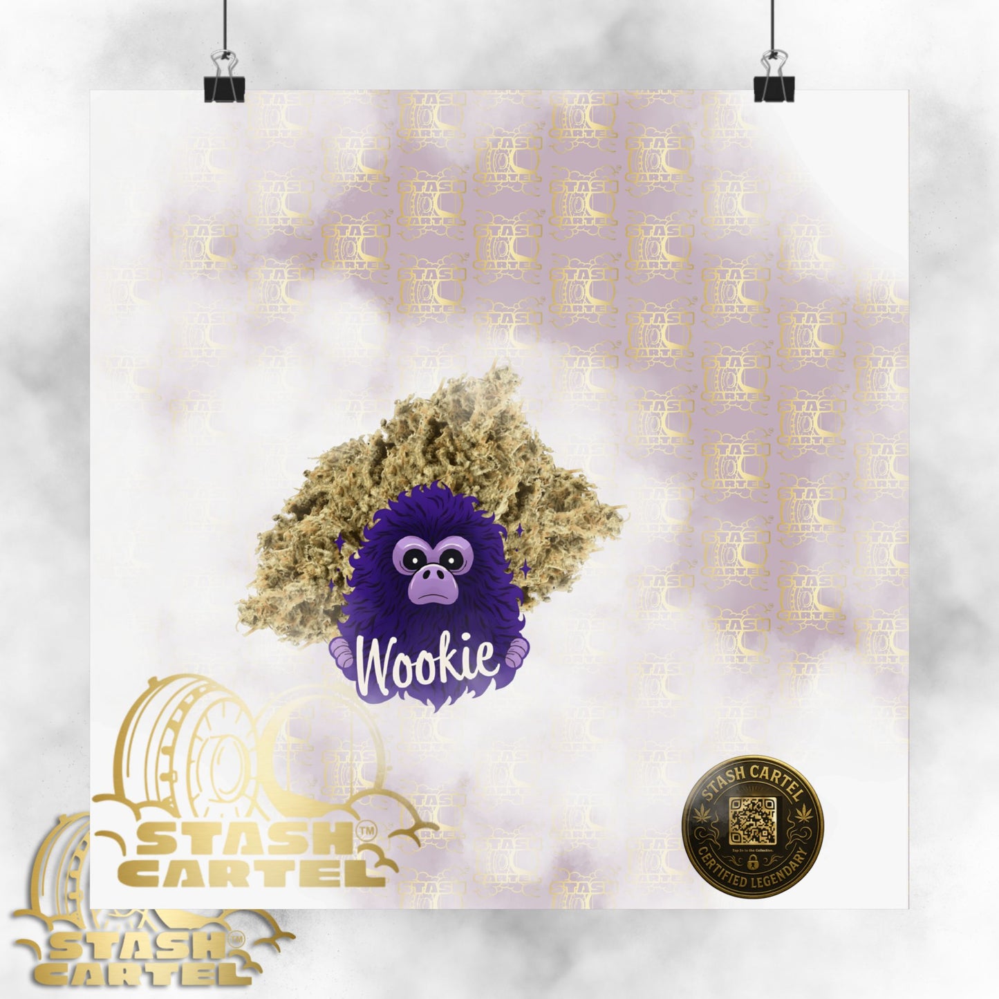 π§ββοΈπ Wookie Poster β Psychedelic Funk Wall Art with Deep Indica Terps