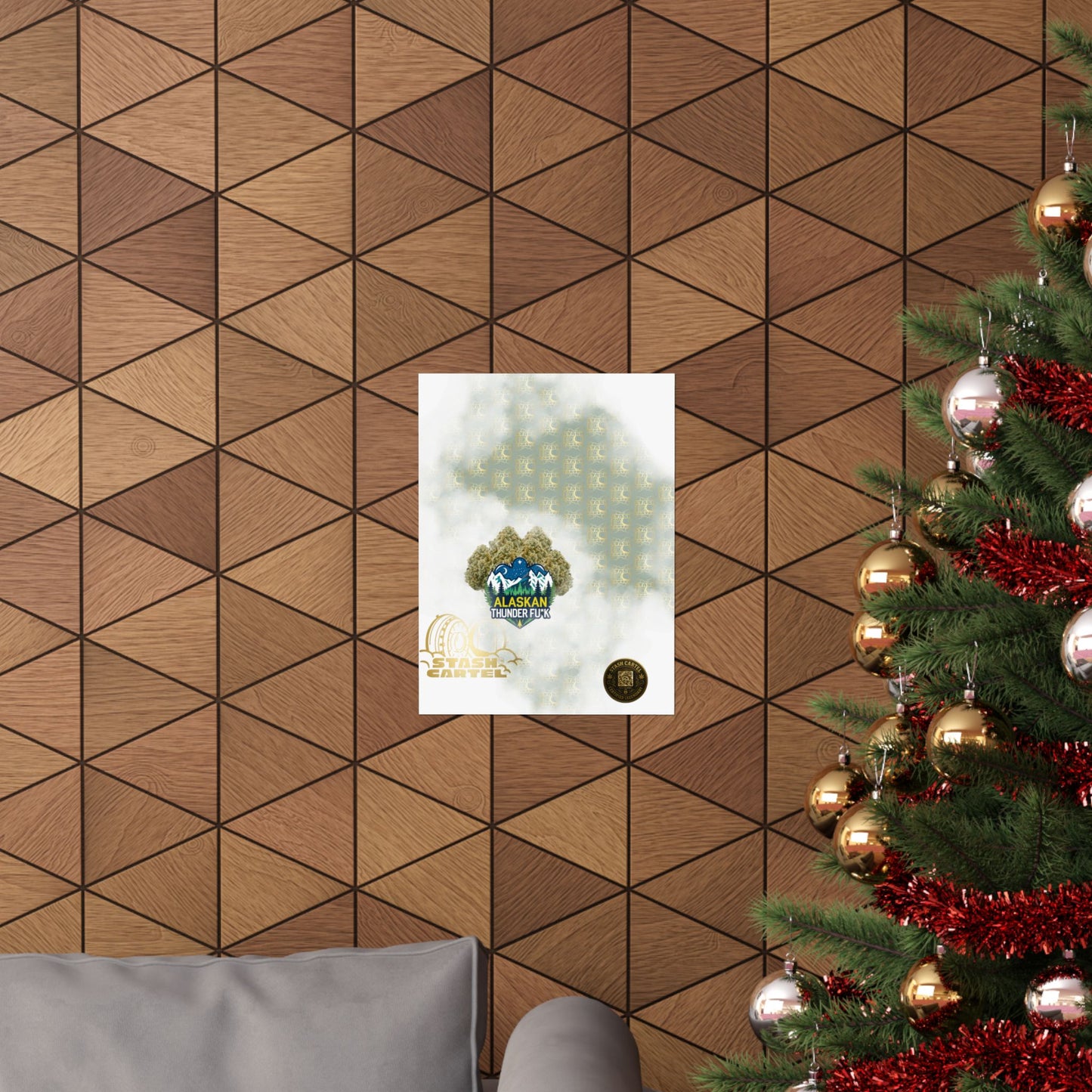 βοΈπ¨ Alaskan Thunder Fuck Poster β Cold Sativa Energy for Wild Minds