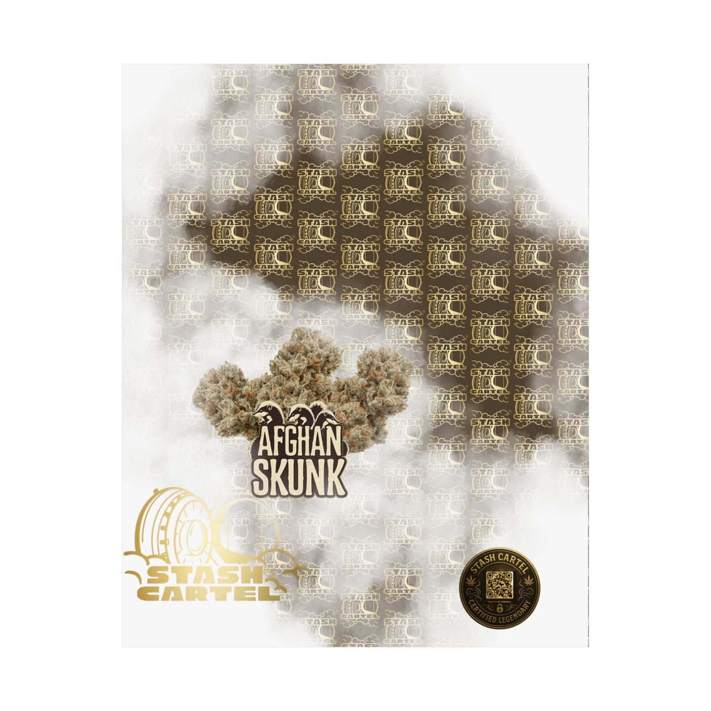 π¦¨π Afghan Skunk Poster β Classic Indica with Earthy Musk & Knockout Funk