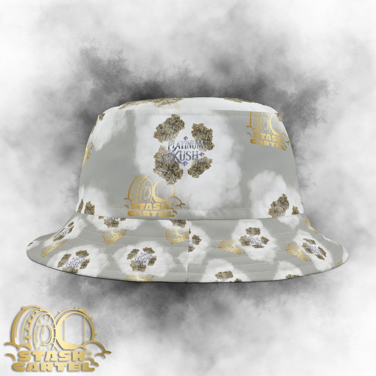 Platinum Kush Bucket Hat β Luxe Style for Laid-Back Royalty