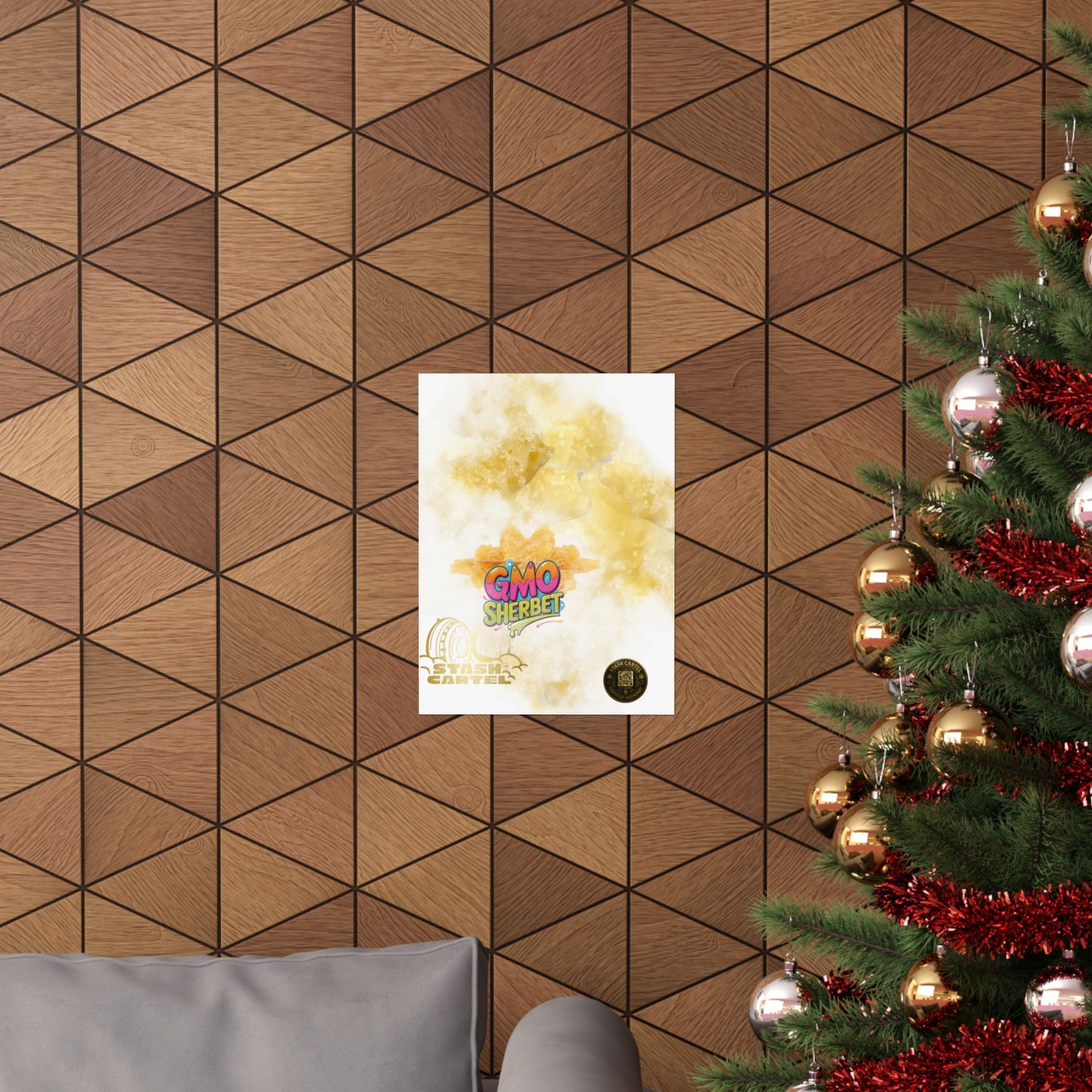 π§ "GMO Sherbet Crumble Sugar Wax" Terp Profile Art Poster