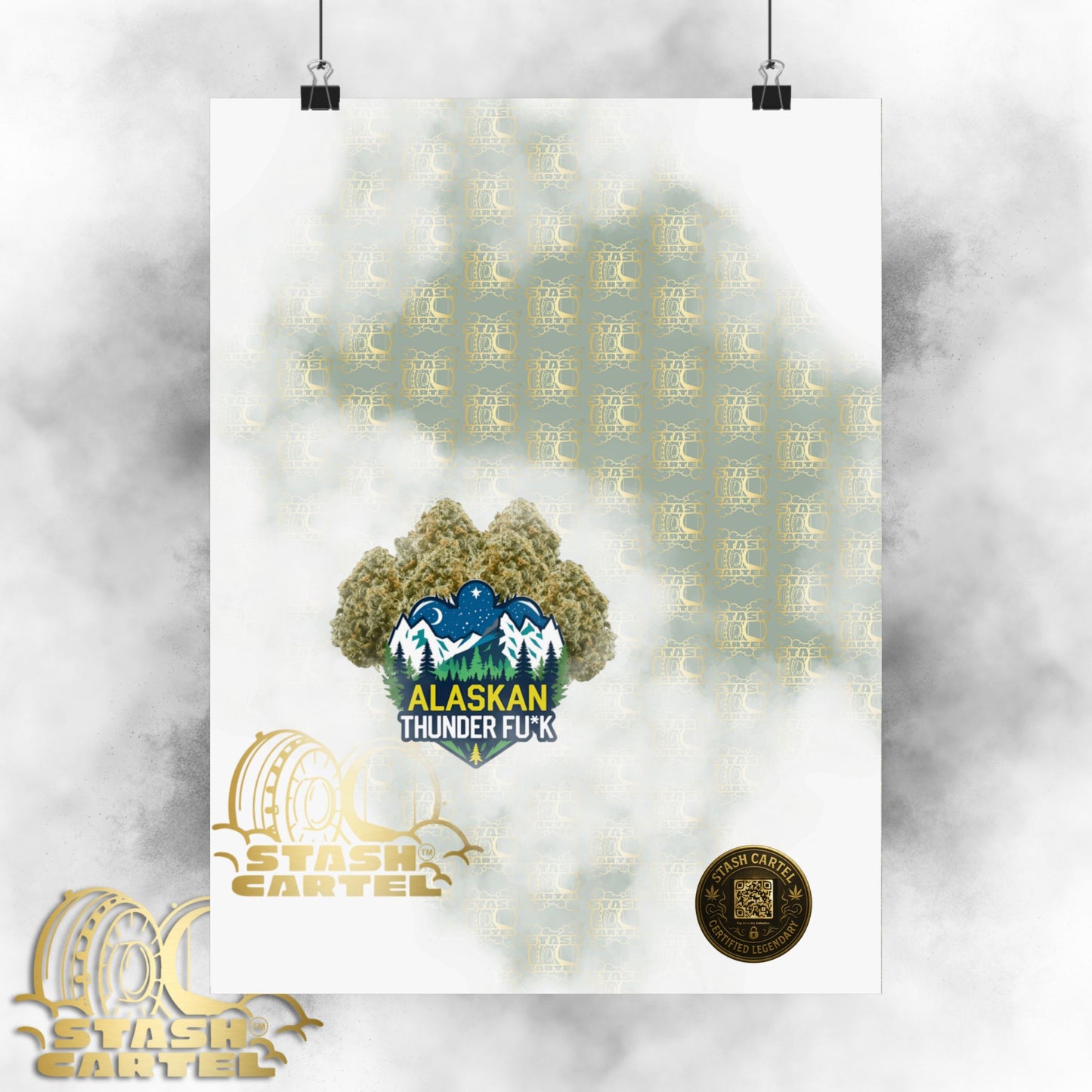βοΈπ¨ Alaskan Thunder Fuck Poster β Cold Sativa Energy for Wild Minds