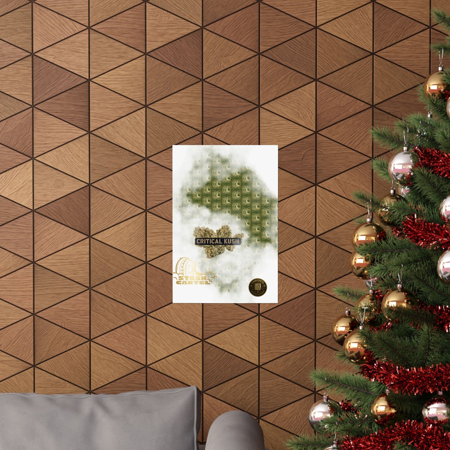 π£π² Critical Kush Poster β Classic Indica Wall Art with Spicy Earth & Knockout Calm