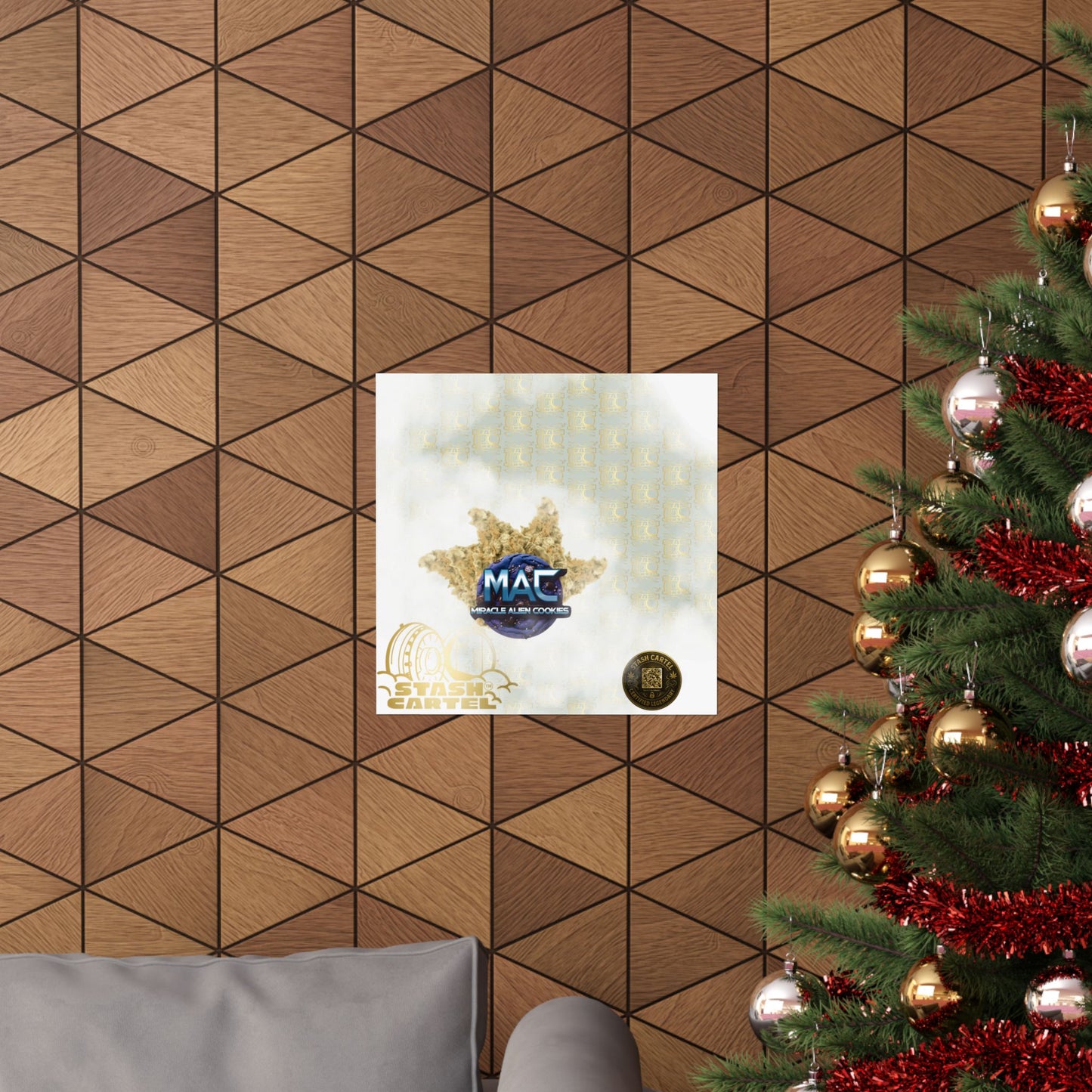 π½πͺ MAC (Miracle Alien Cookies) Poster β Cosmic Hybrid Wall Art with Designer Flavor
