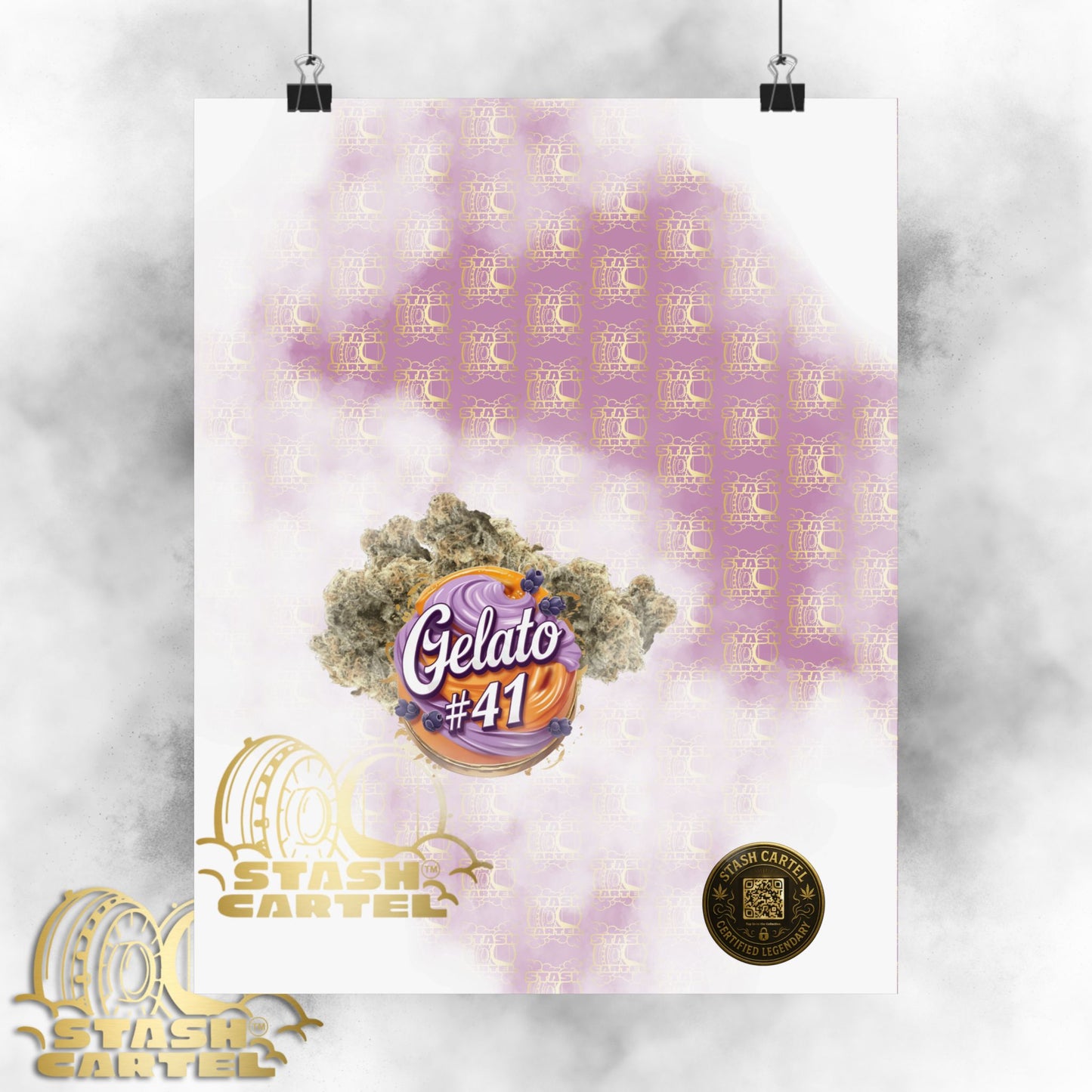 π¨π Gelato #41 Poster β Premium Hybrid Wall Art with Dessert Gas